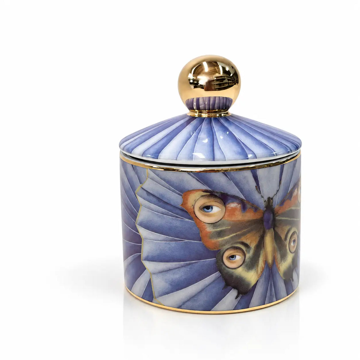 Ceramic Lidded Jar - Gilded Metamorph