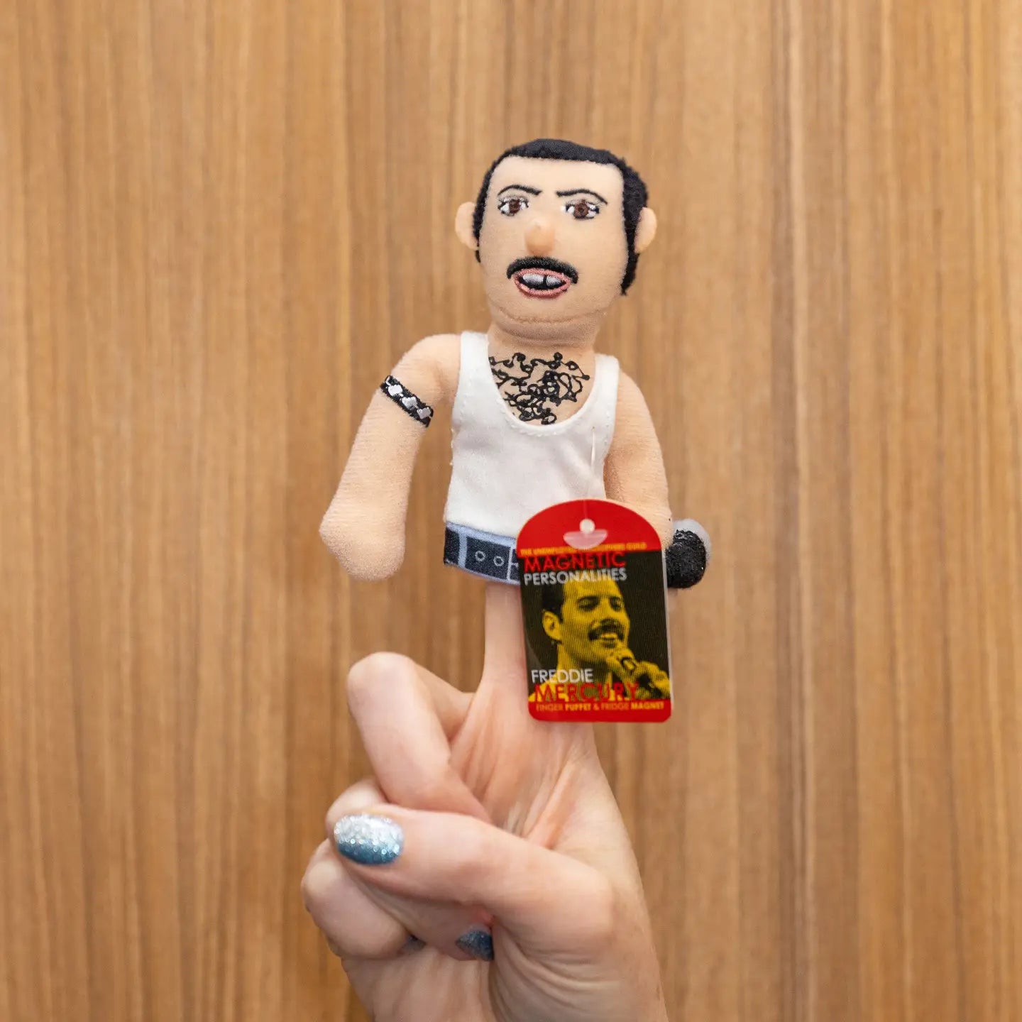Freddie Mercury Finger Puppet