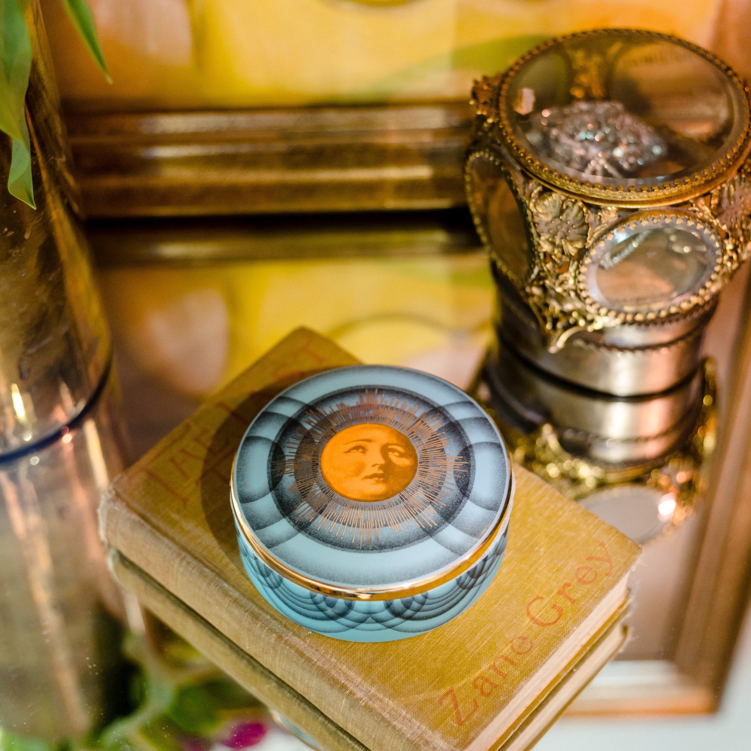 Ceramic Trinket Box - Cosmic Rising