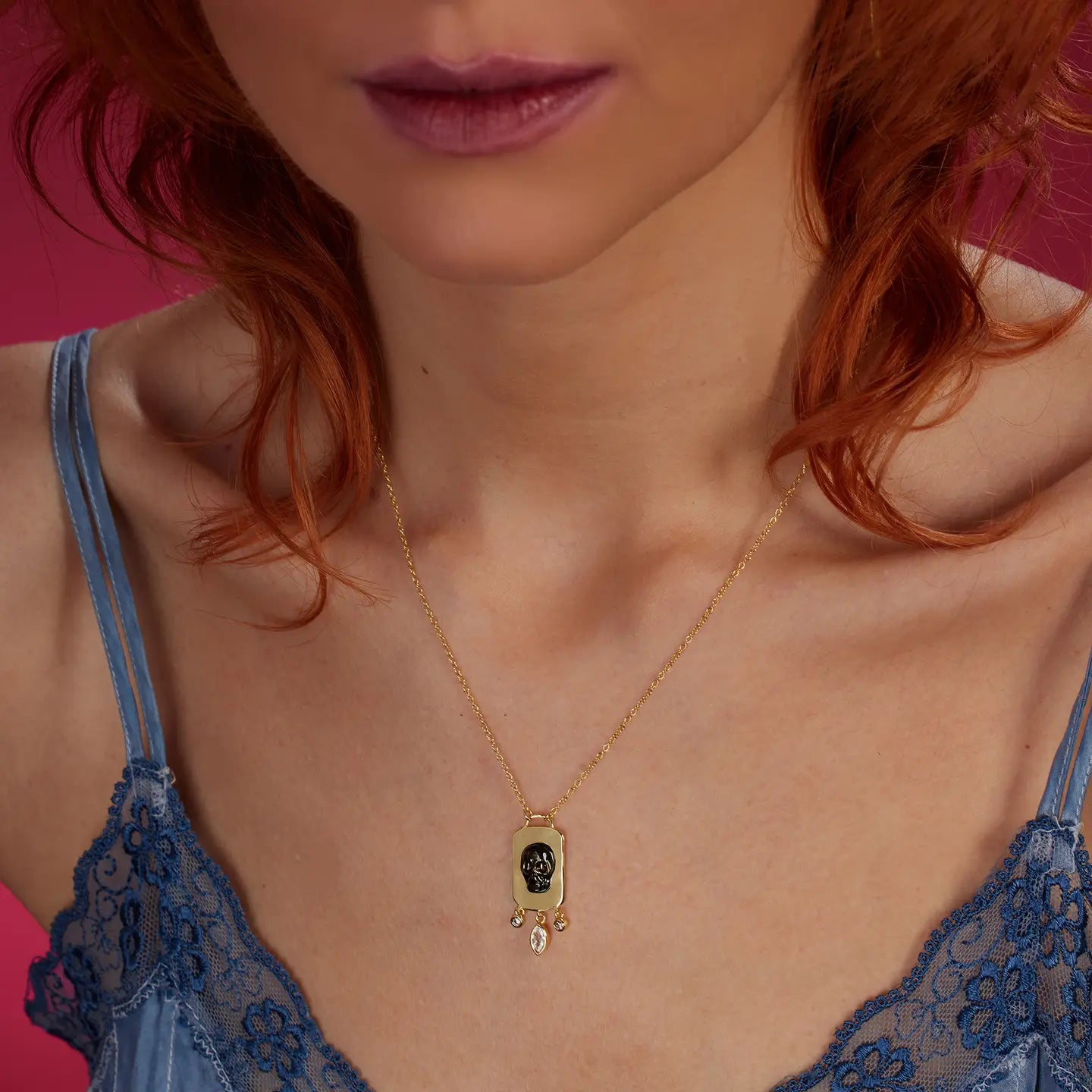 Vanitas Medallion Pendant