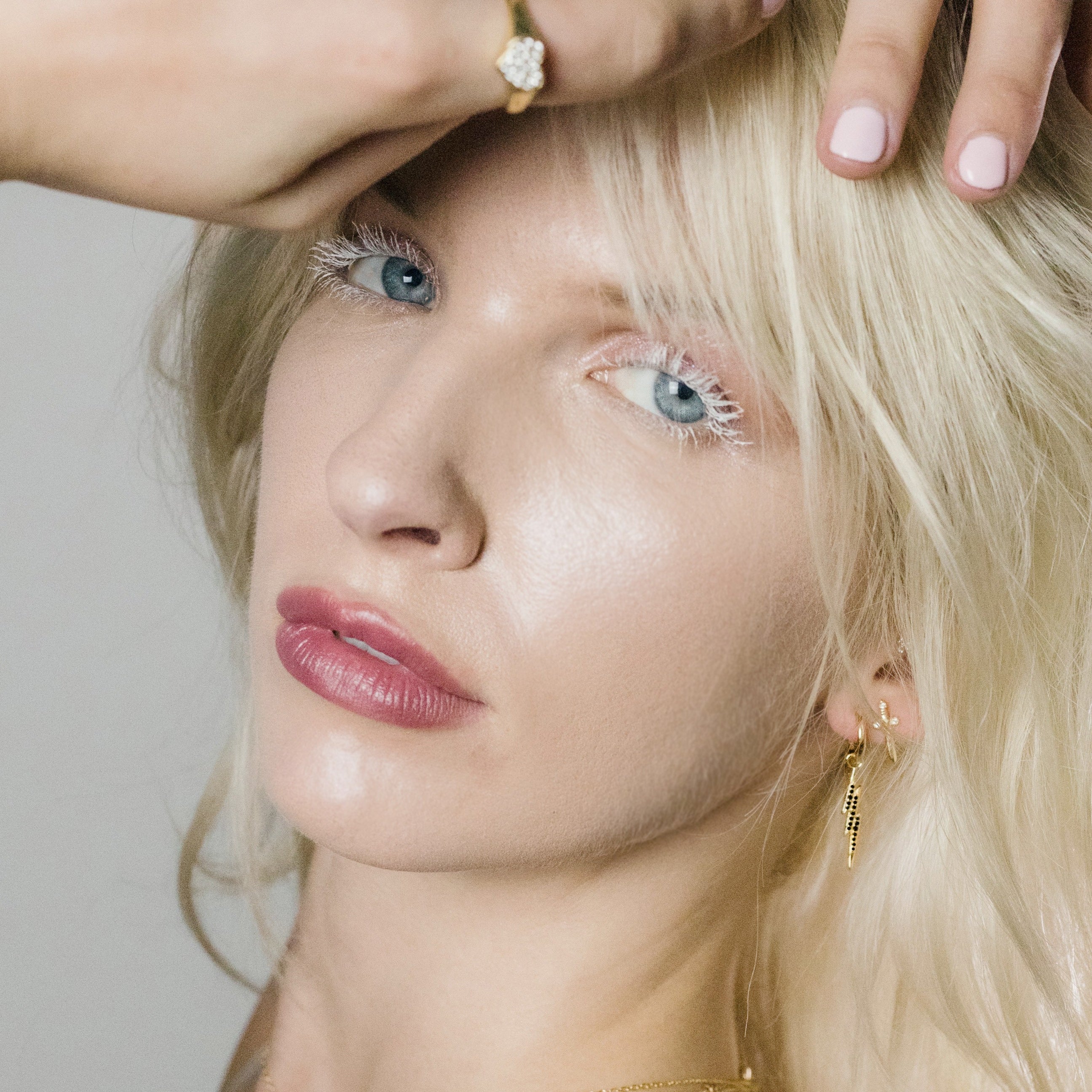 Lucky Strike Huggie Earrings