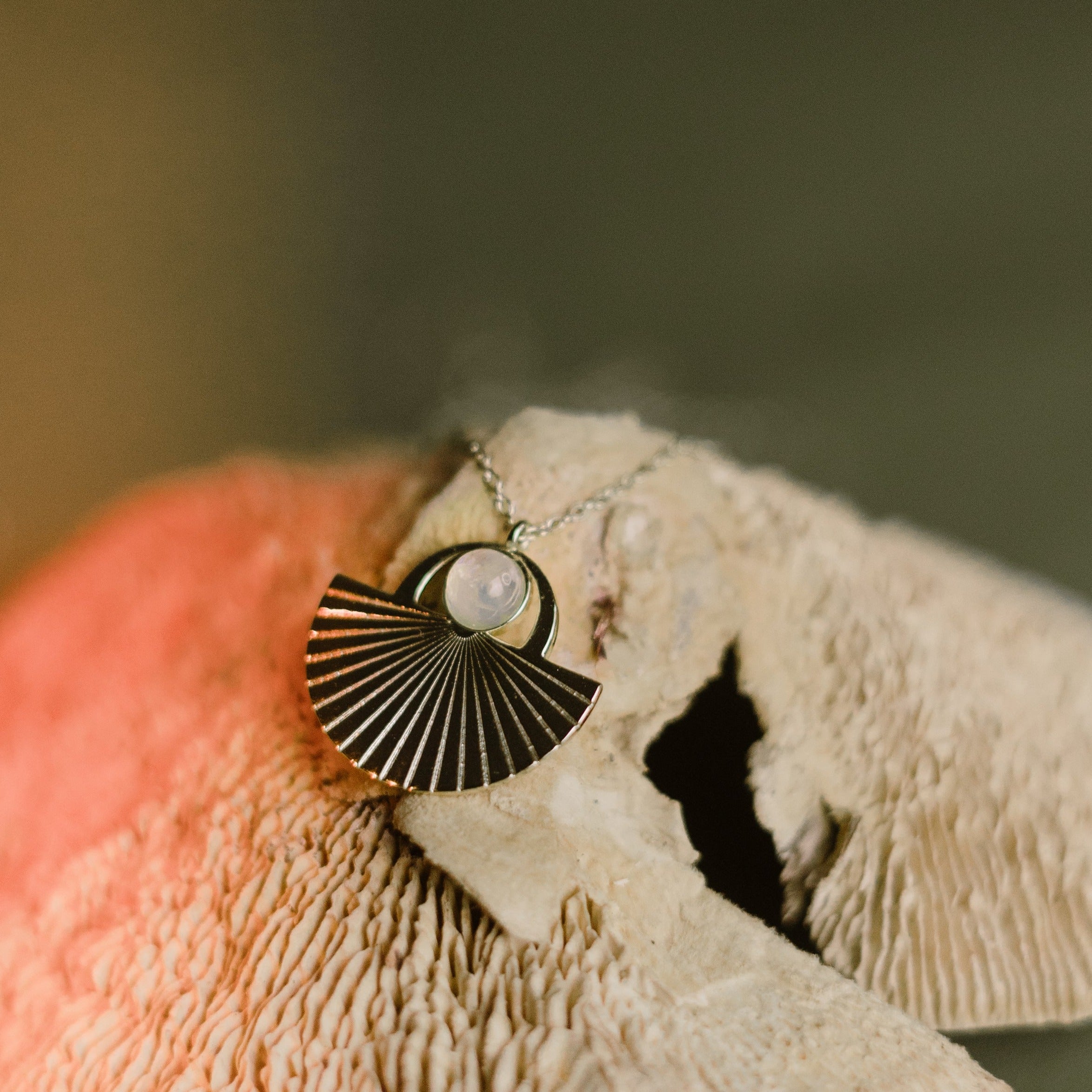 Golden Hour Moonstone Necklace
