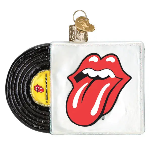 The Rolling Stones Some Girls Glass Christmas Ornament