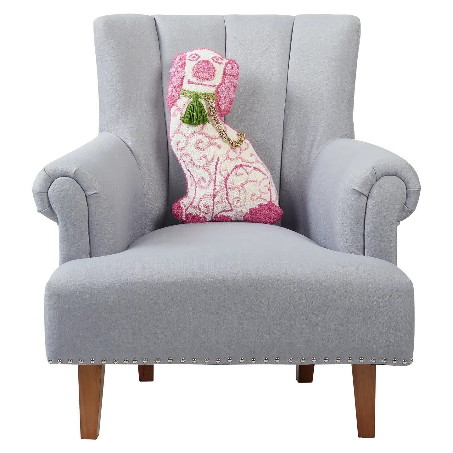 Chinoiserie Dog Hook Pillow