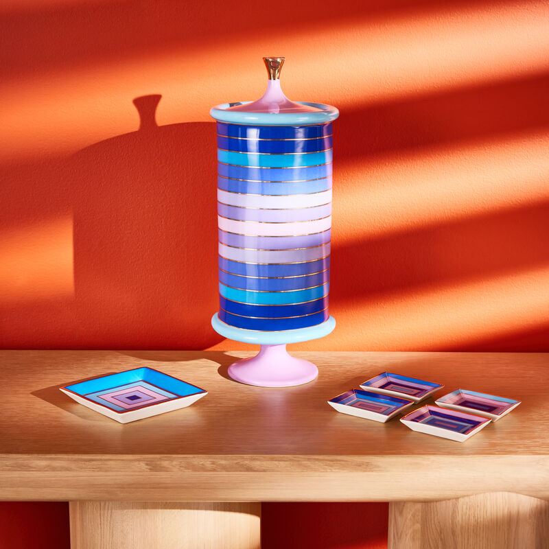 Scala Stripe Canister by Jonathan Adler