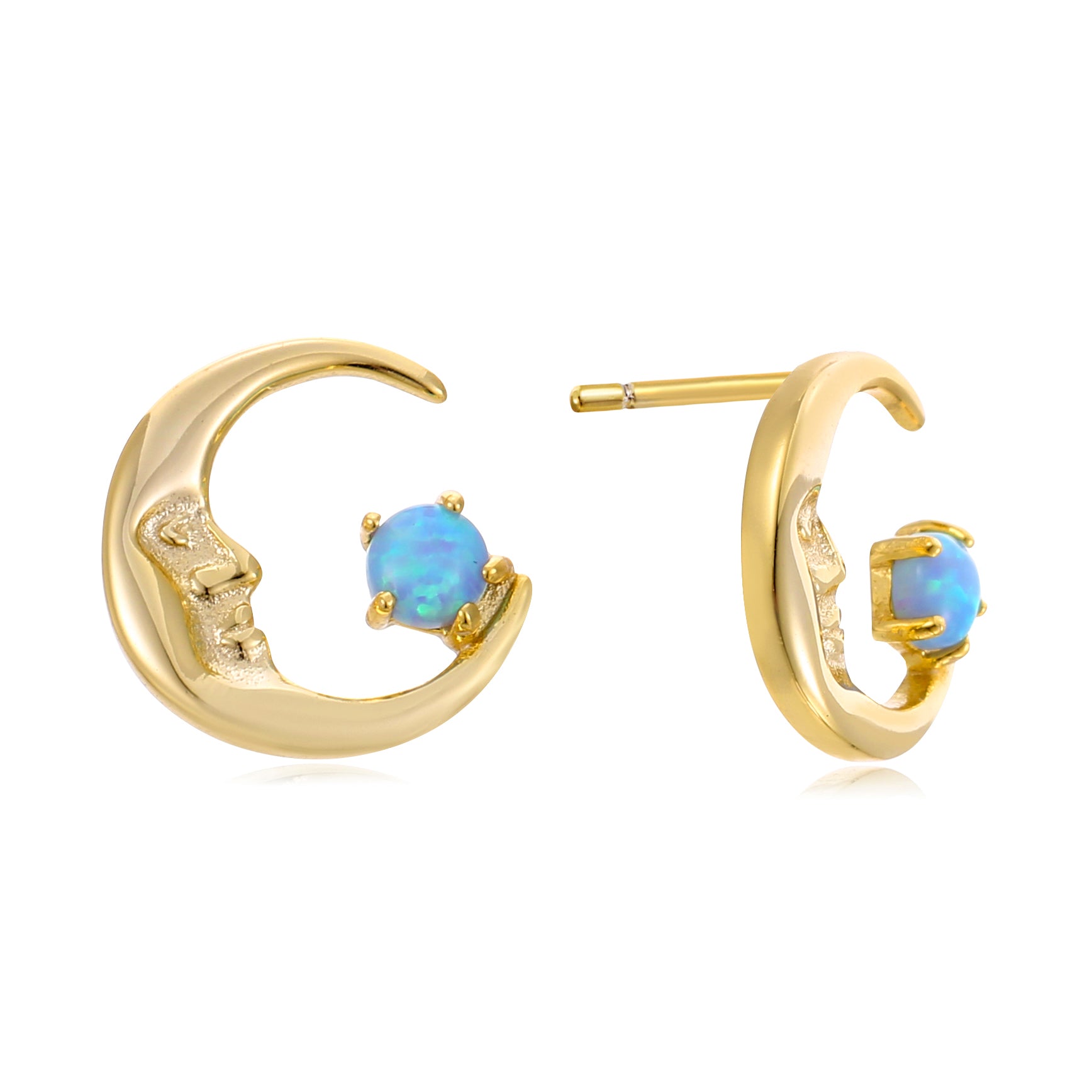 Luna Opal Studs