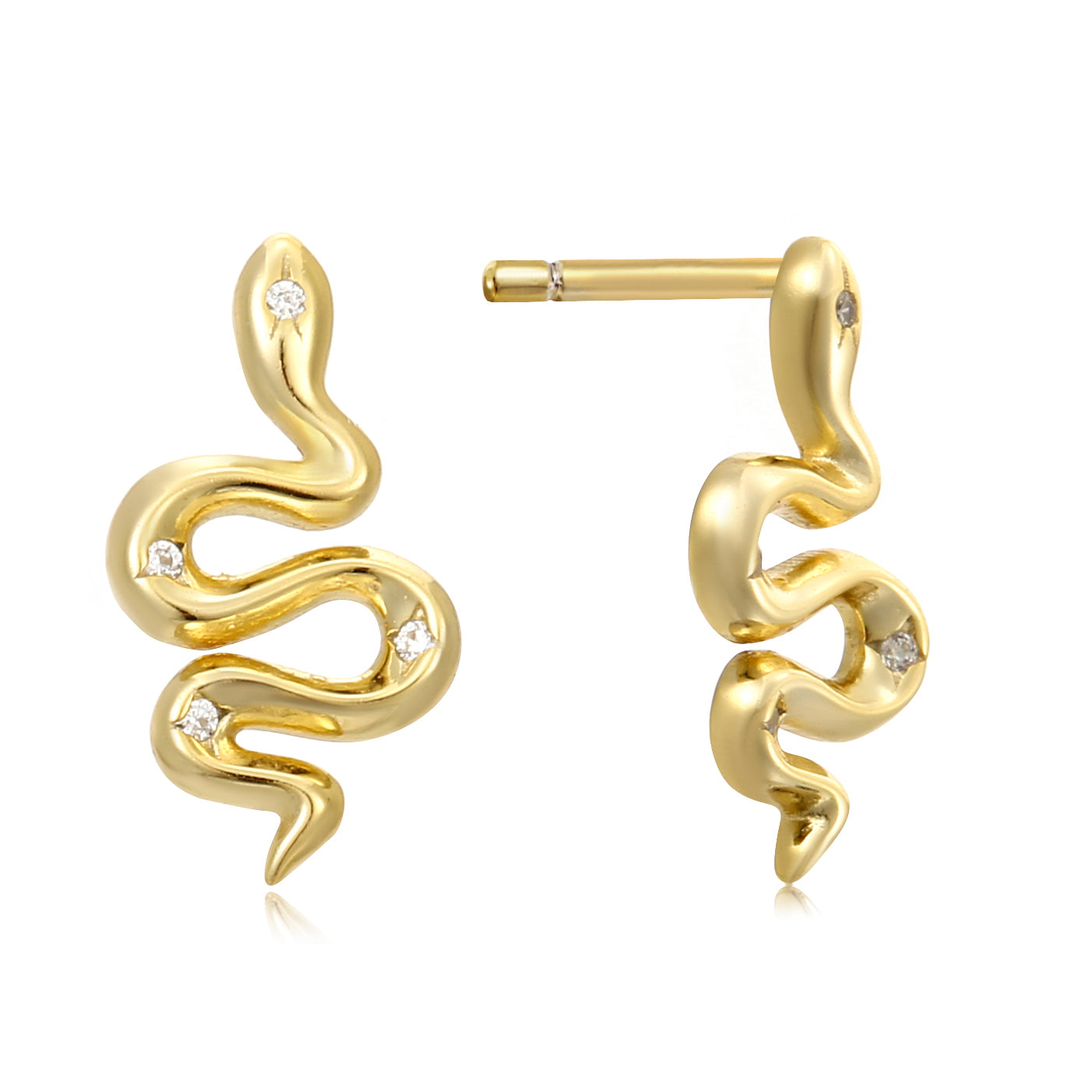 Transformation Snake Stud Earrings