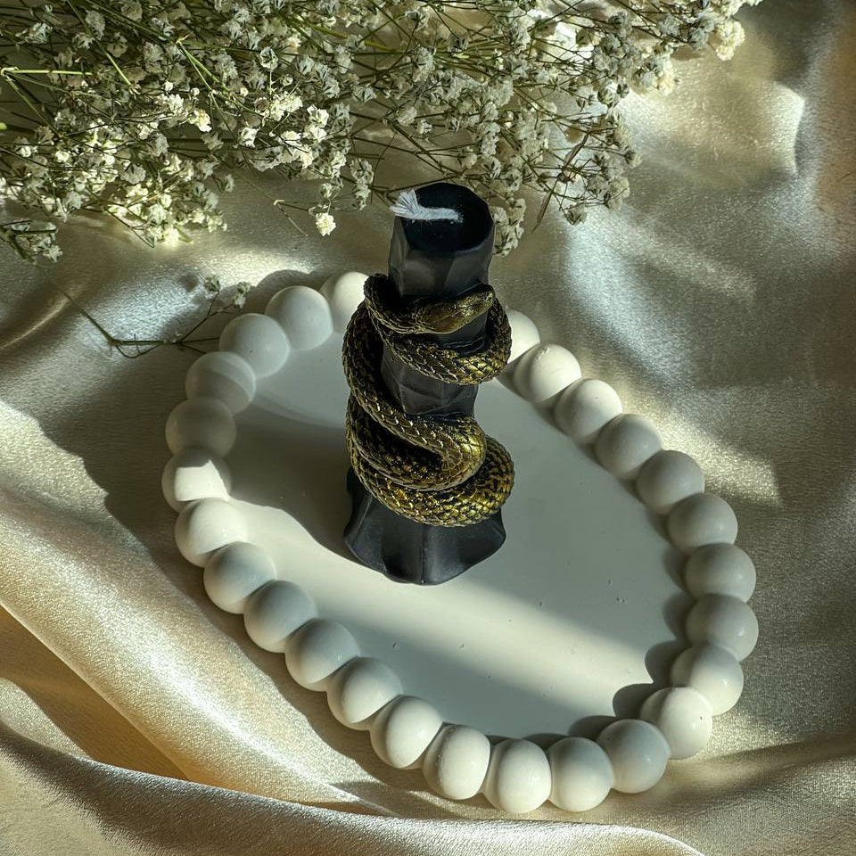 Snake Spiral Taper Candle
