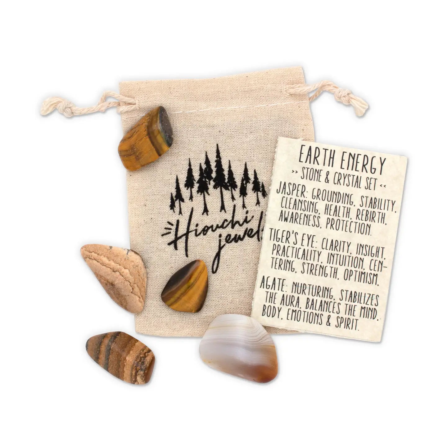 Stone & Crystal Set Earth Energy