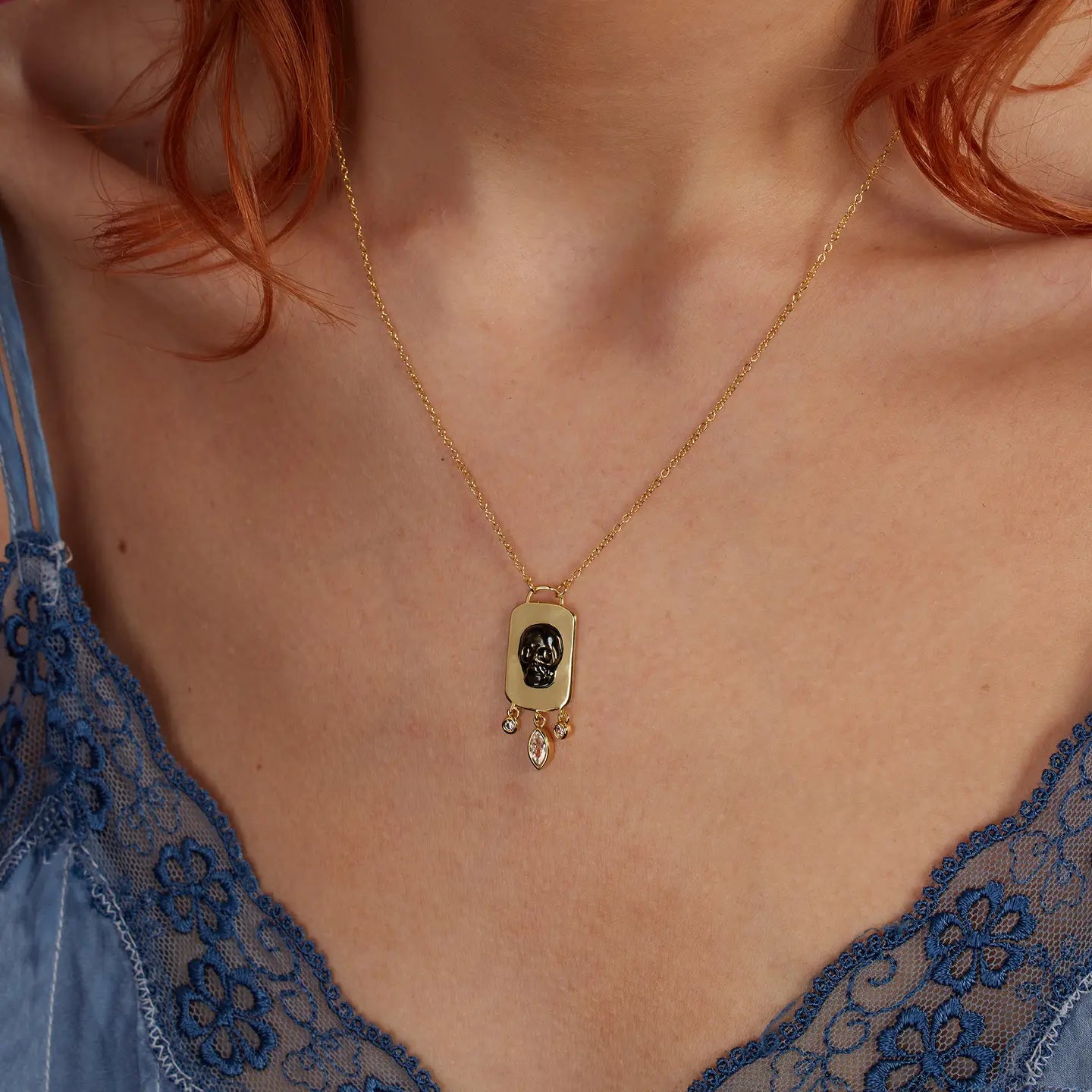 Vanitas Medallion Pendant