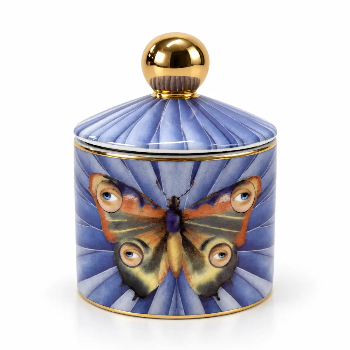 Ceramic Lidded Jar - Gilded Metamorph