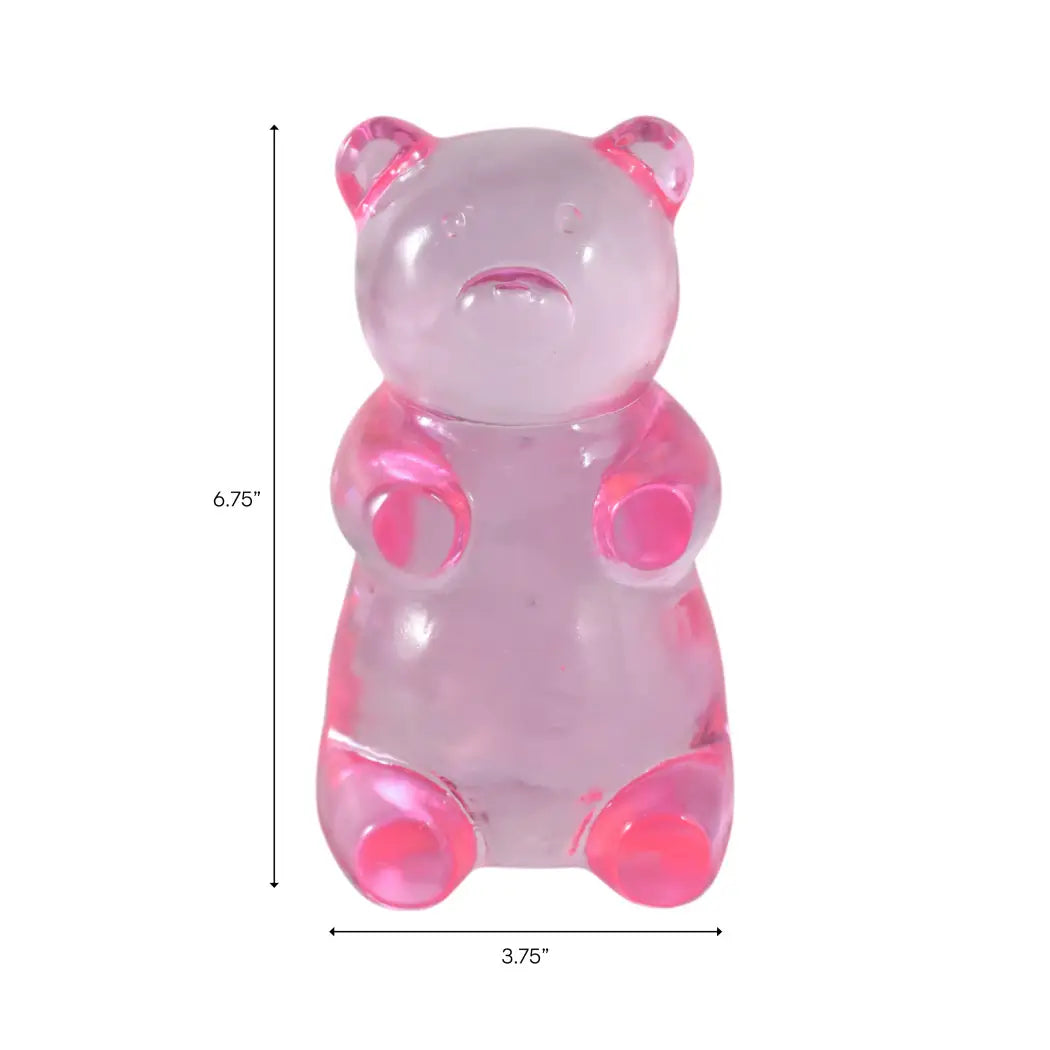 Pink Resin Happy Gummy Bear