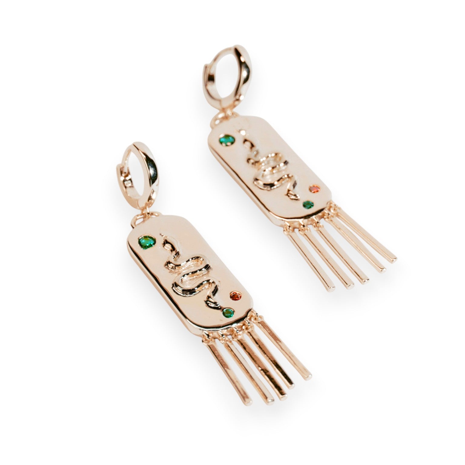 Serpent Fringe Earrings
