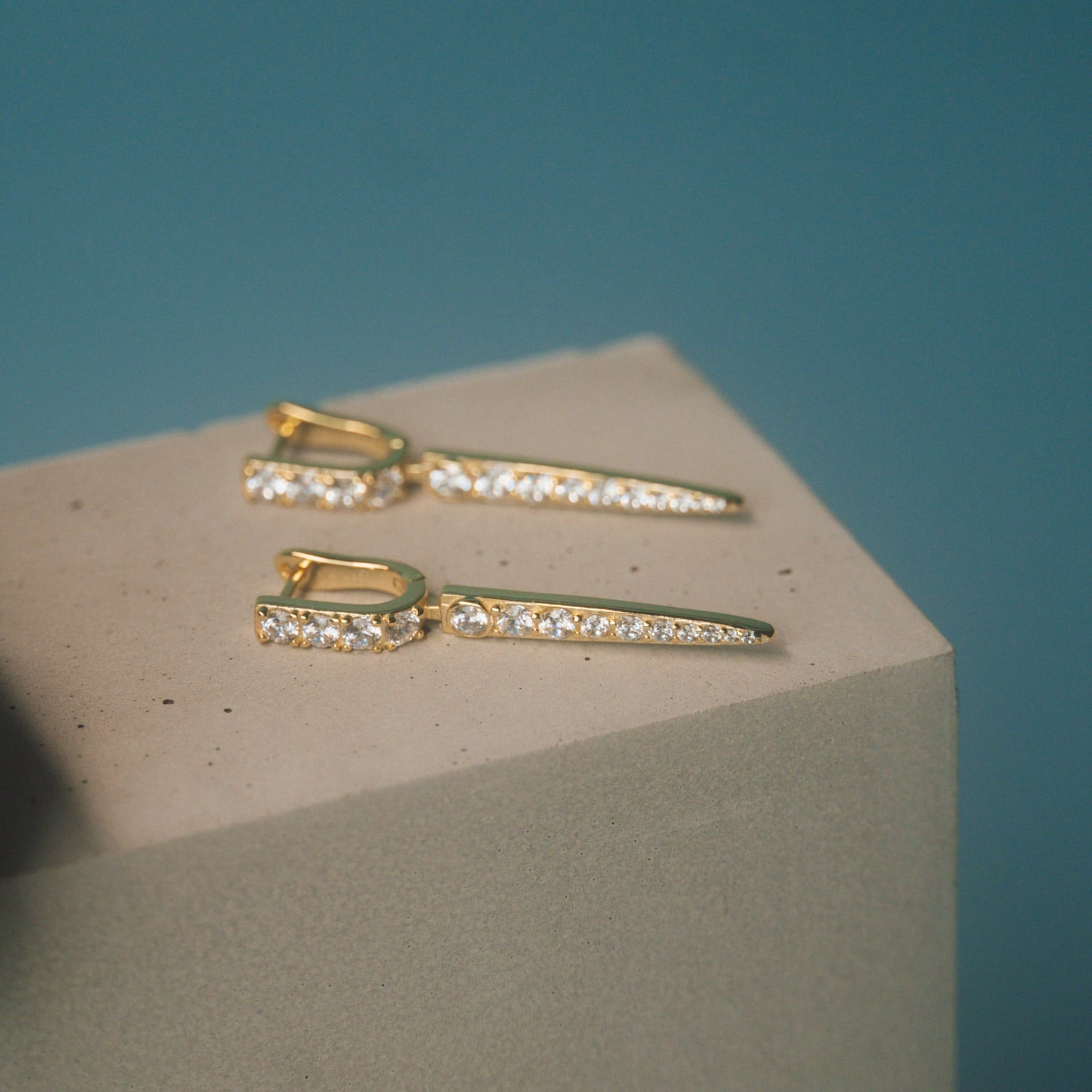 Luxe Arc Drop Earrings