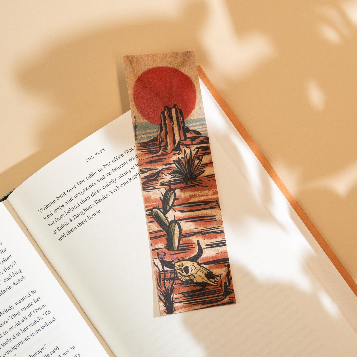 Wood Bookmark - Sunset Range