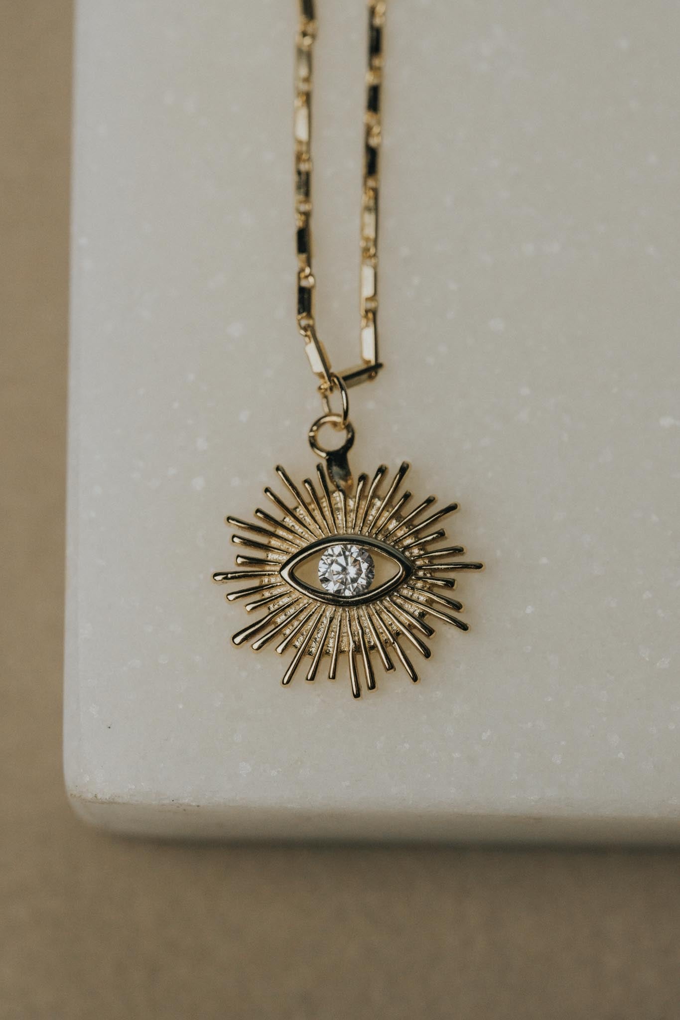 Golden Eye Necklace