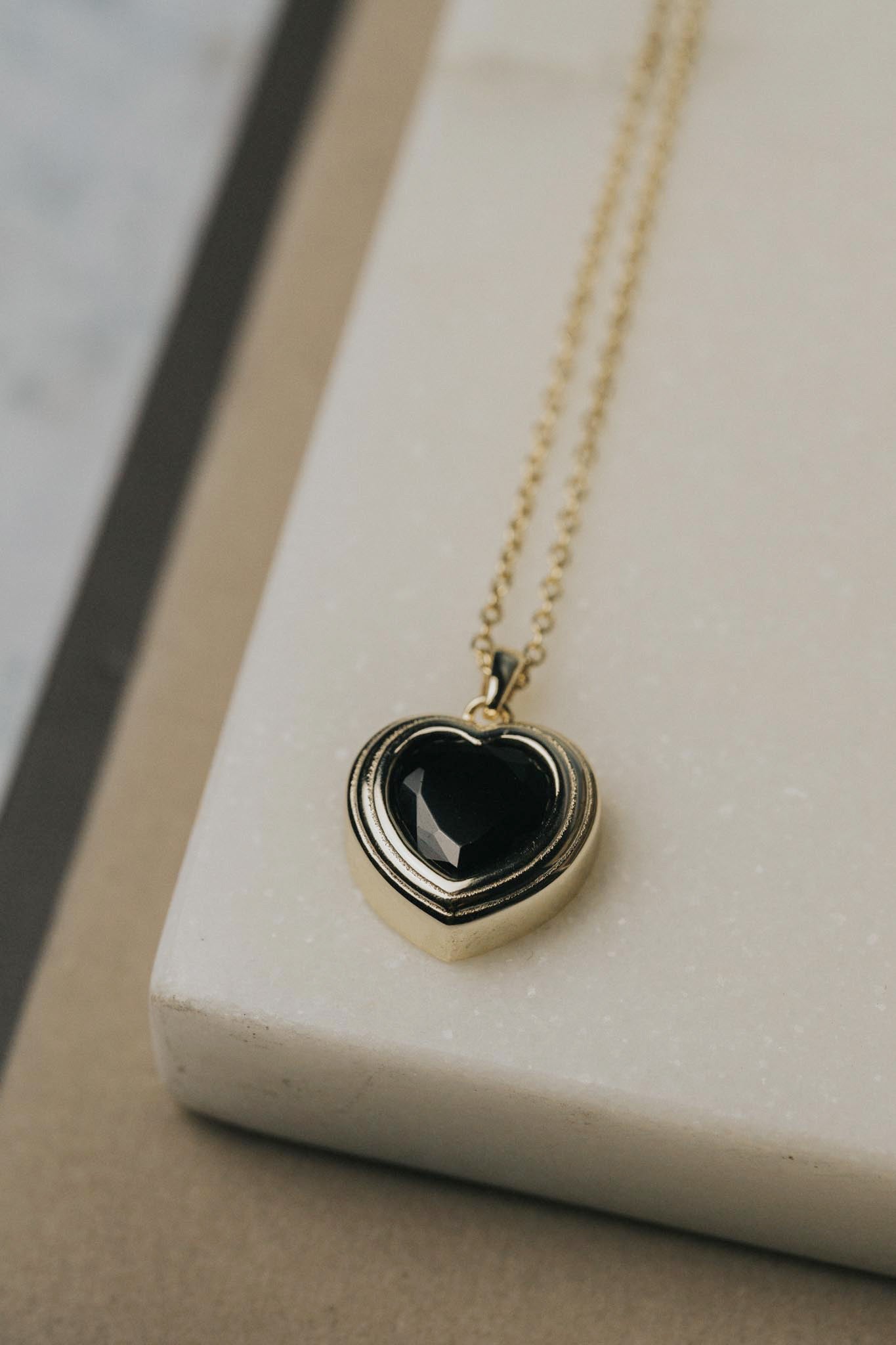 Dark Heart Necklace