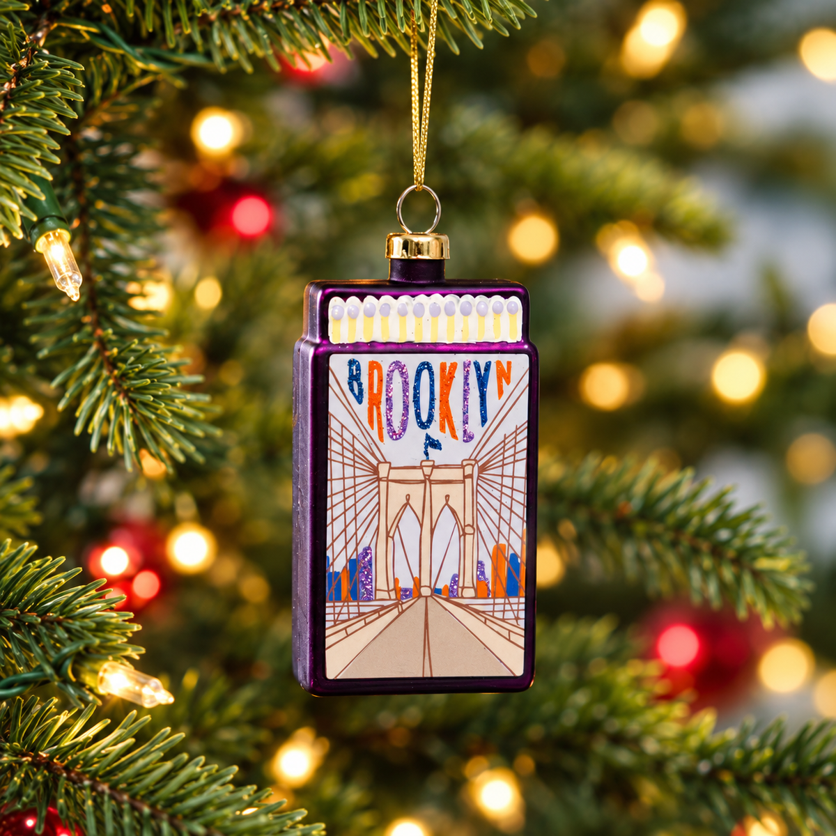 Brooklyn Matchbook Ornament