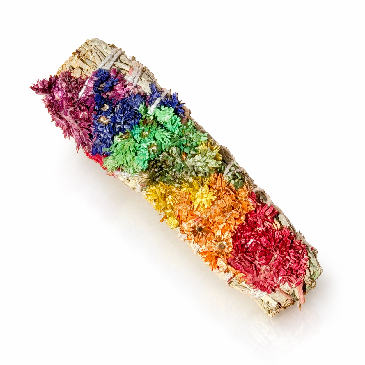 Chakra Mullein Flower Wrapped Sage