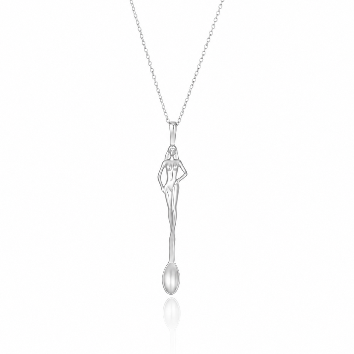 Siren Spoon Pendant Necklace