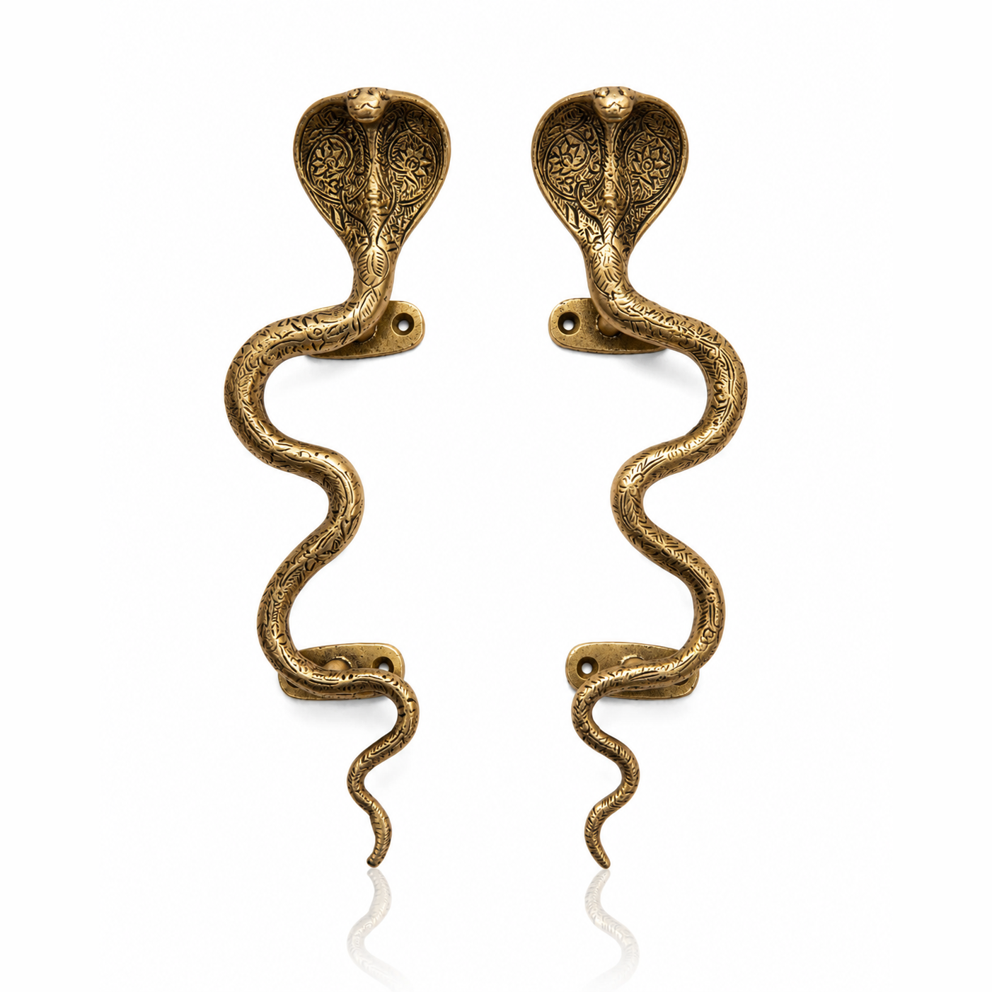 Brass Cobra Snake Handle