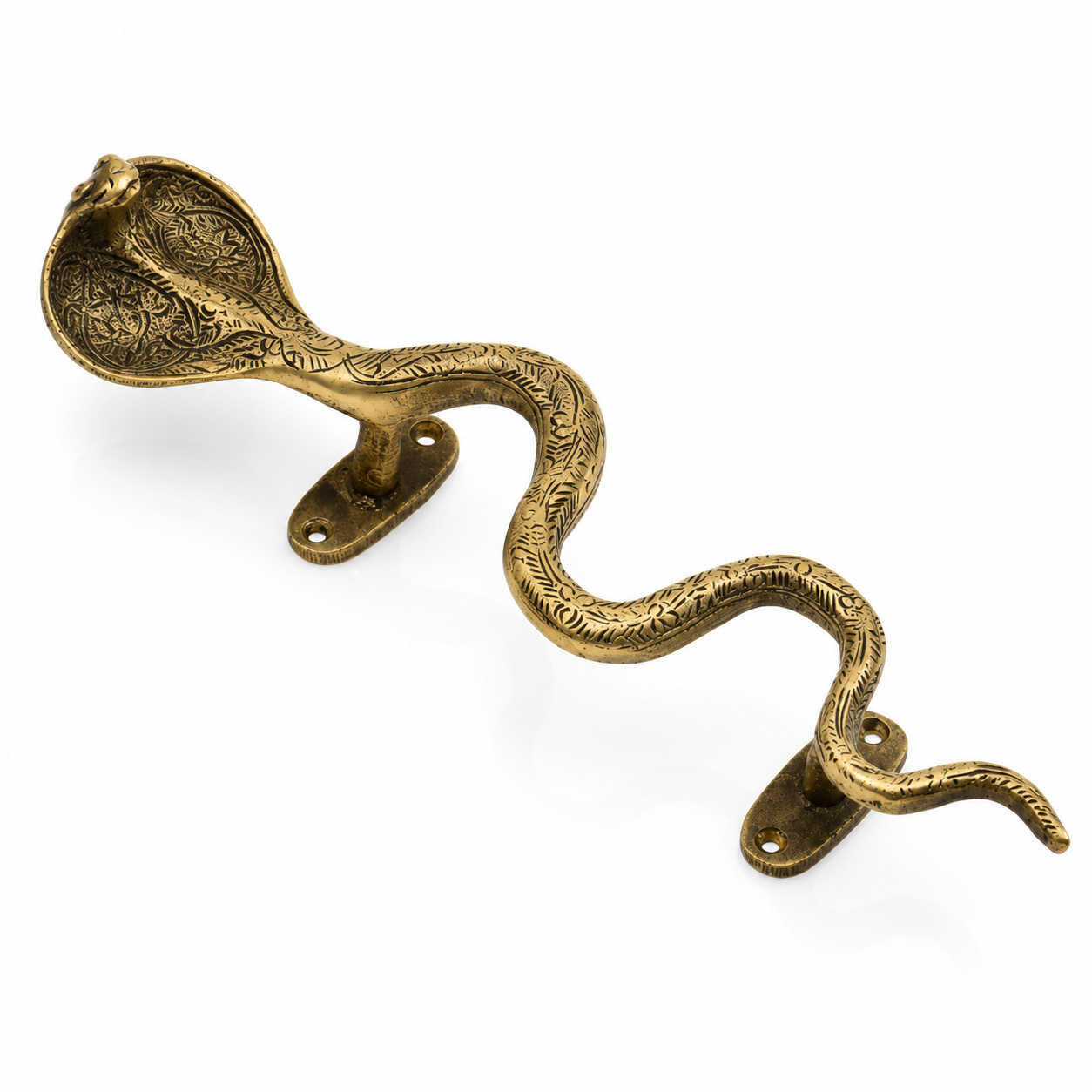 Brass Cobra Snake Handle