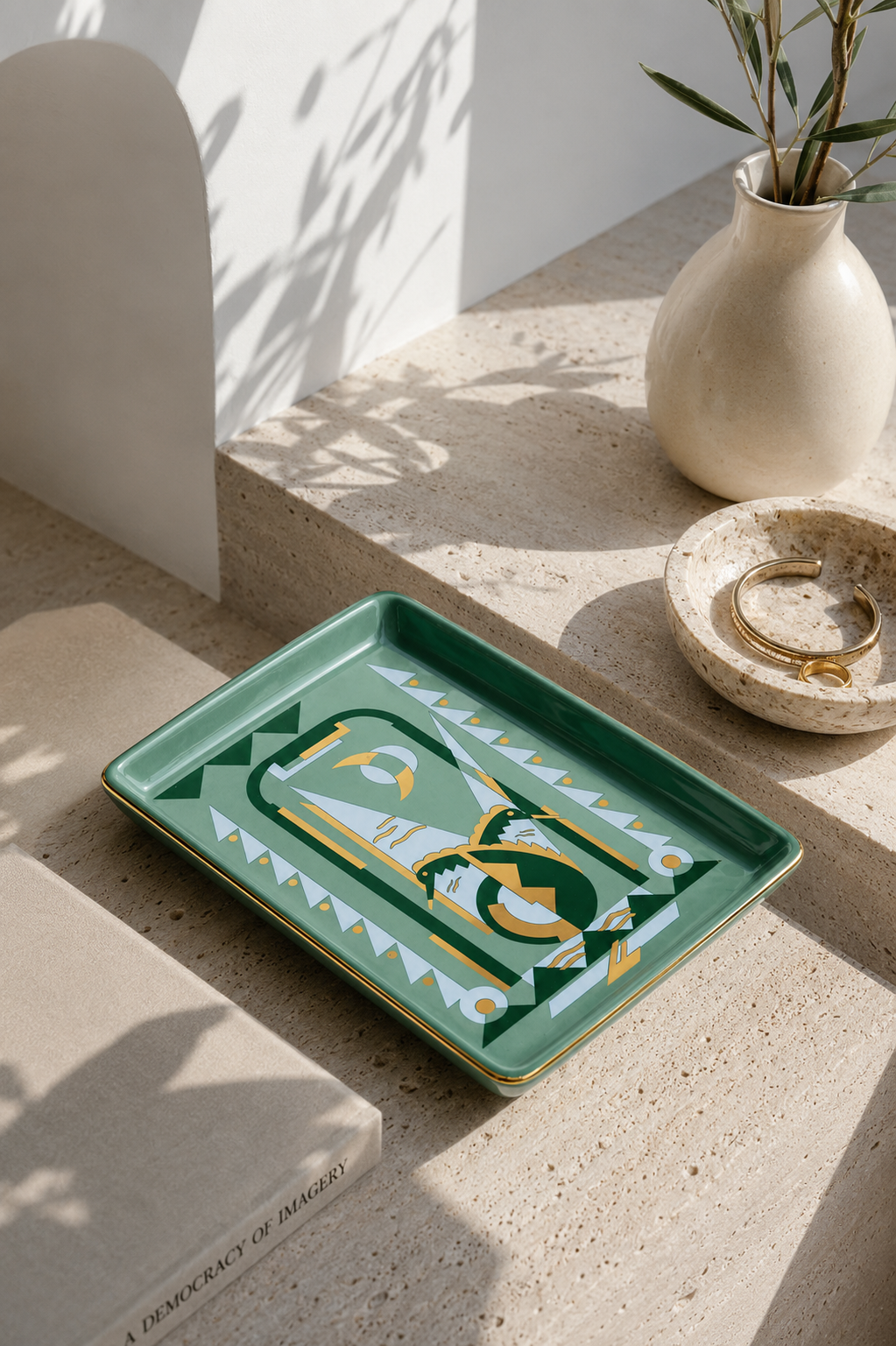 Deco Ceramic Tray – Seahorse