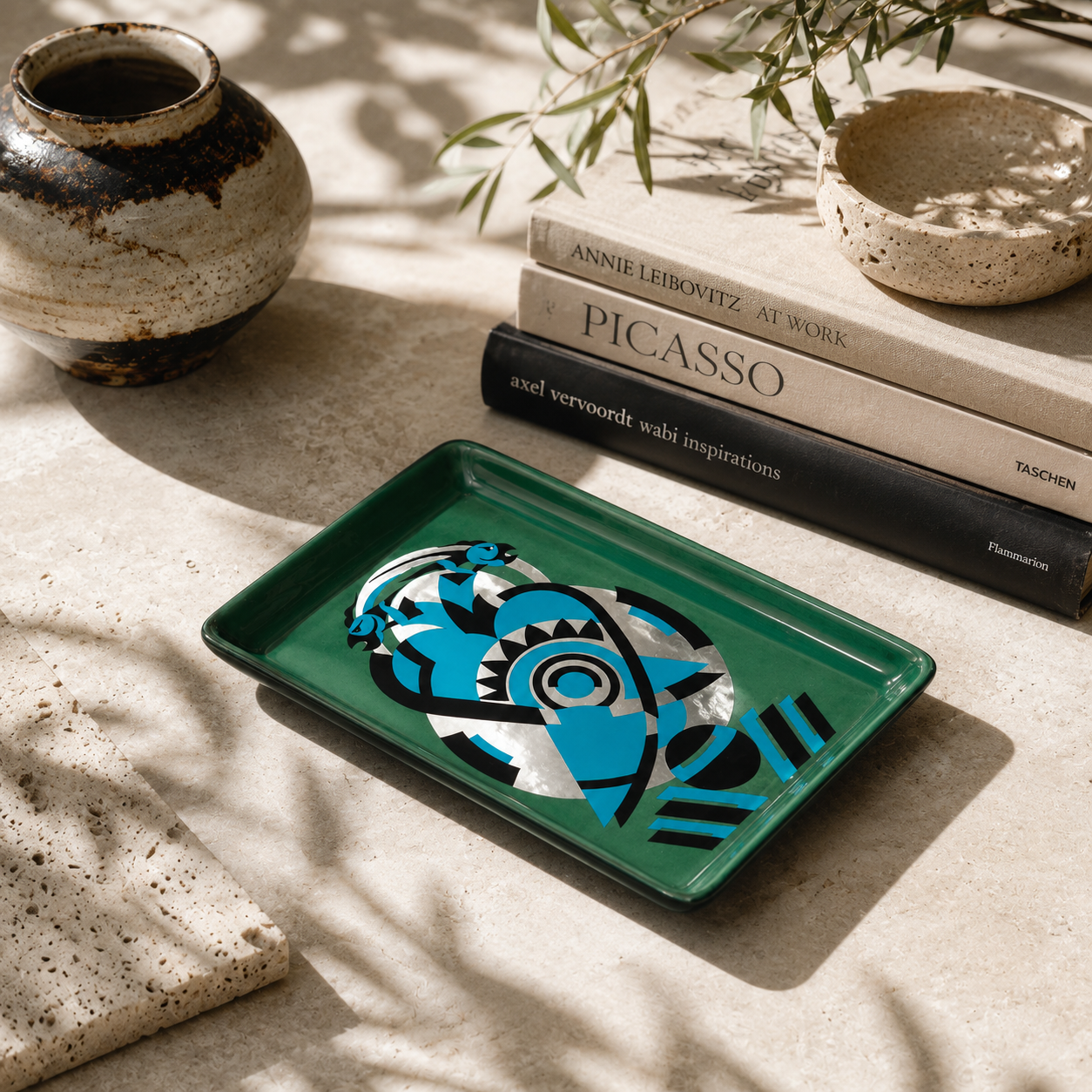 Deco Ceramic Tray – Two Birds
