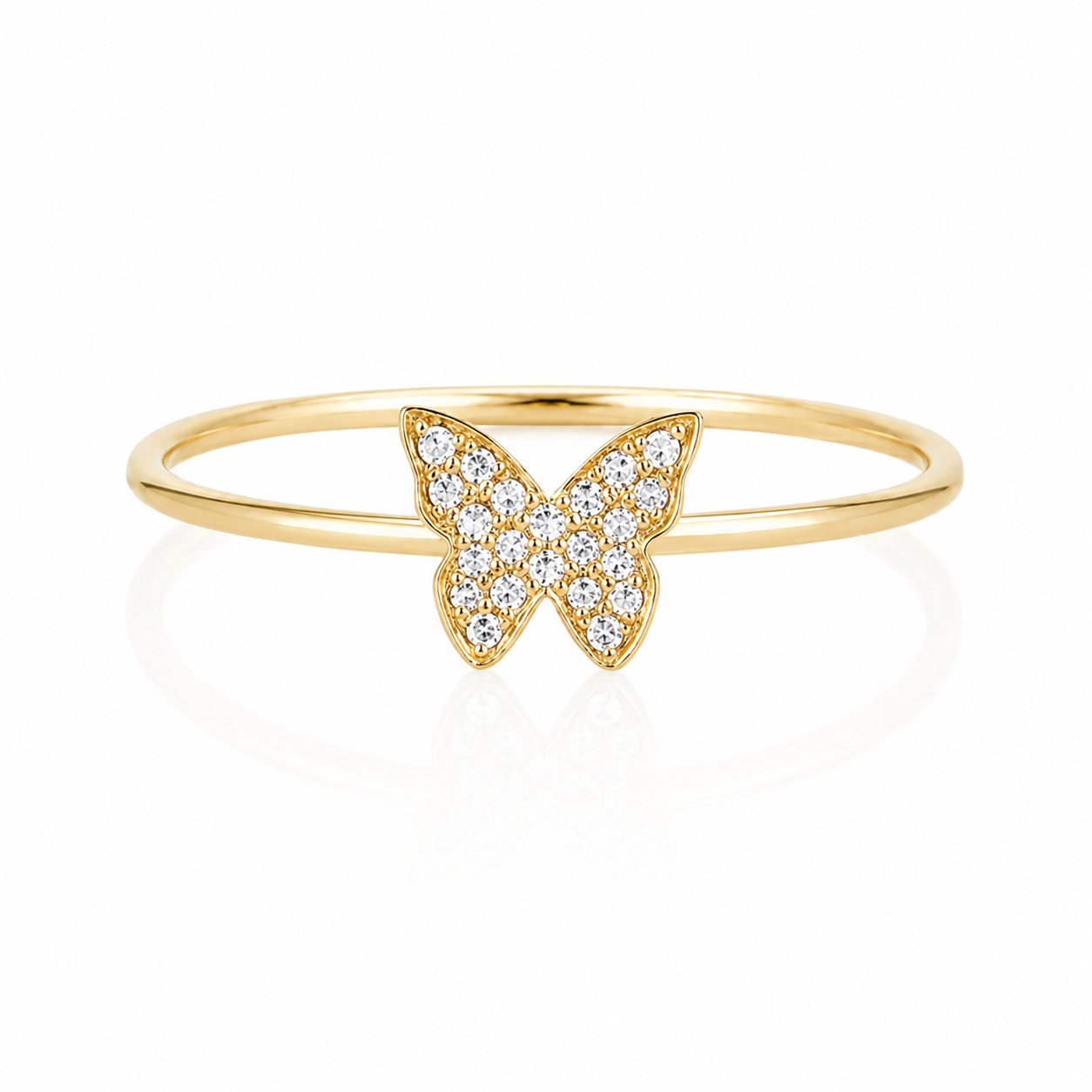 Dahlia Butterfly Ring