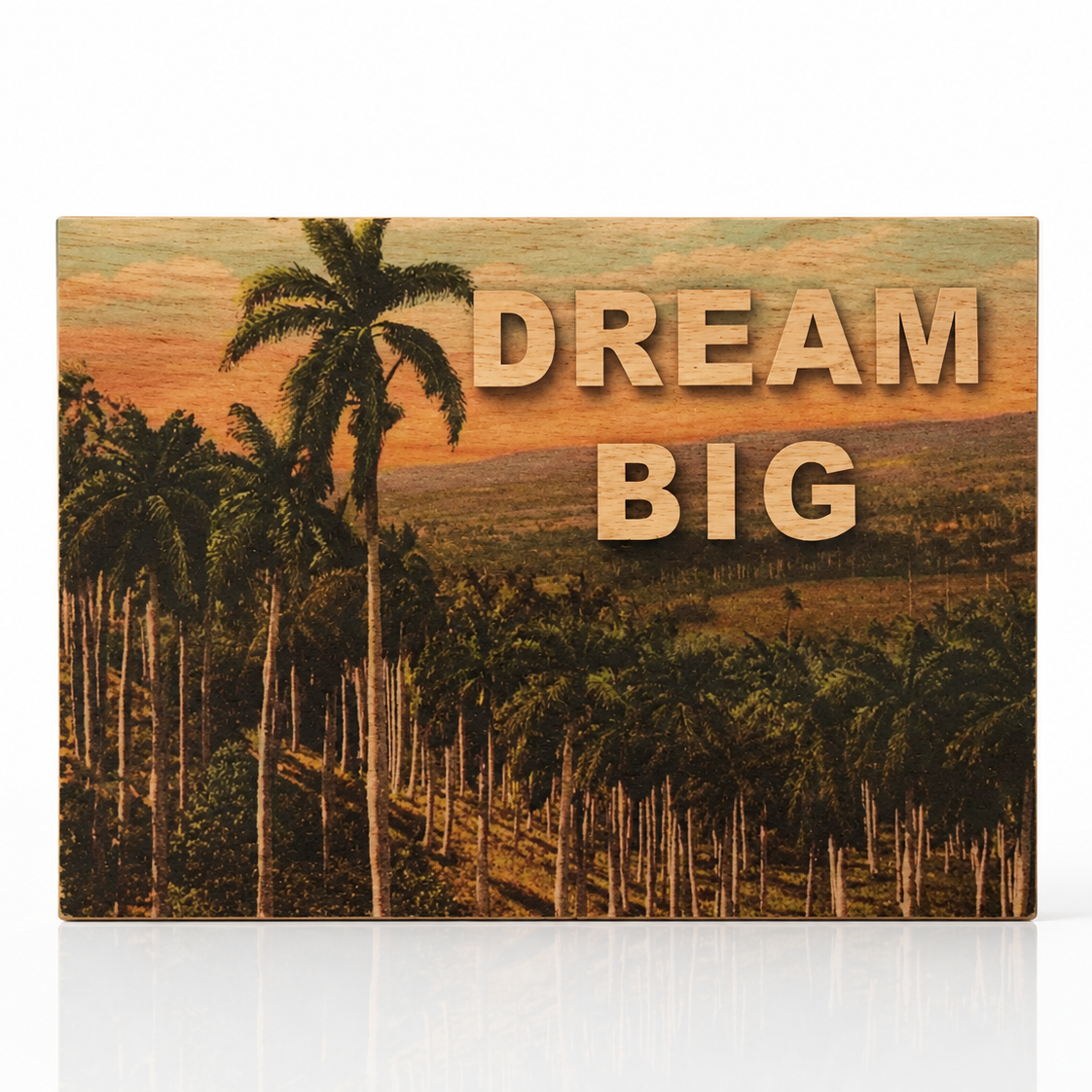 Wood Folding Card - Dream Big