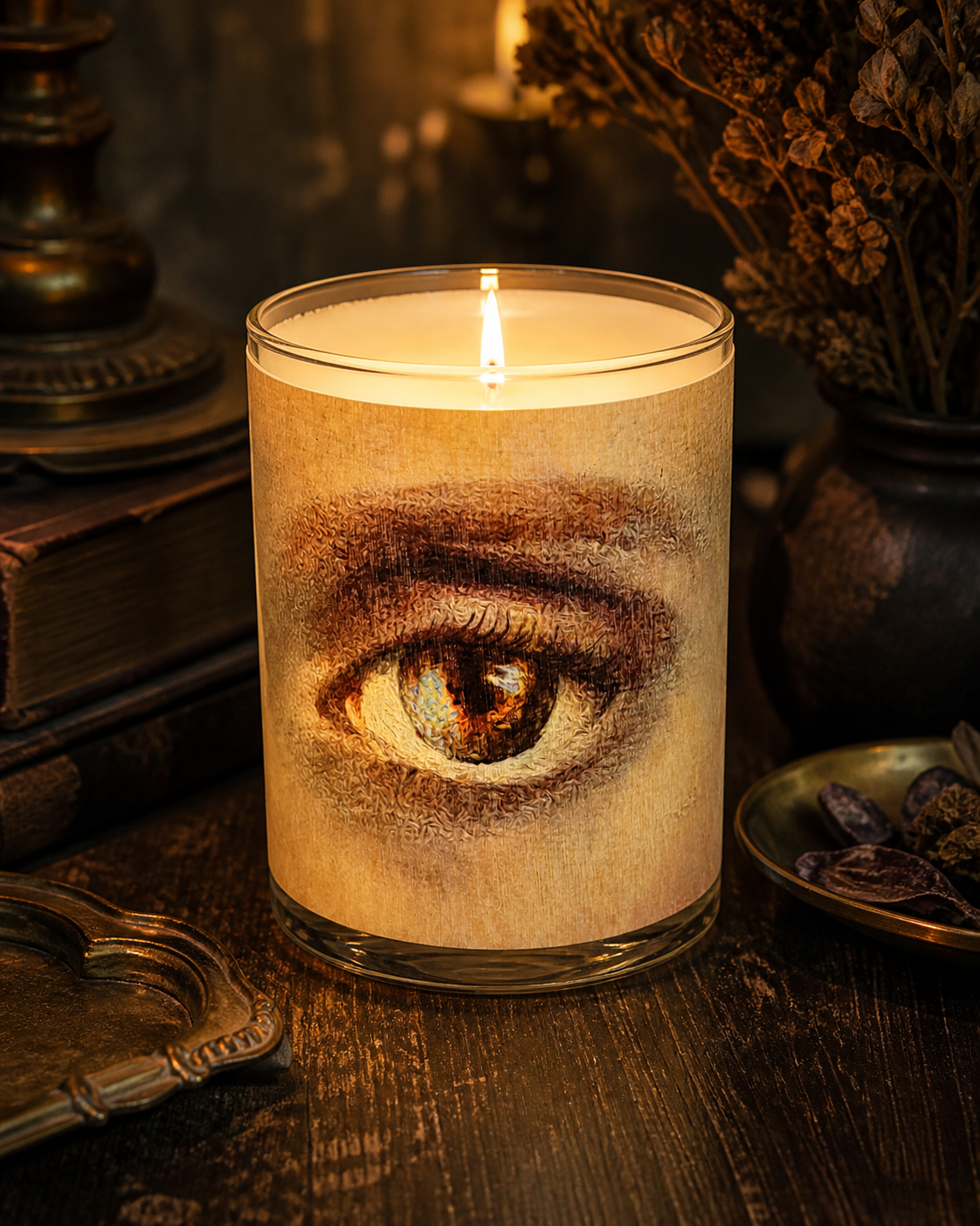 No 1 Siren Dream Wood Wrapped Candle