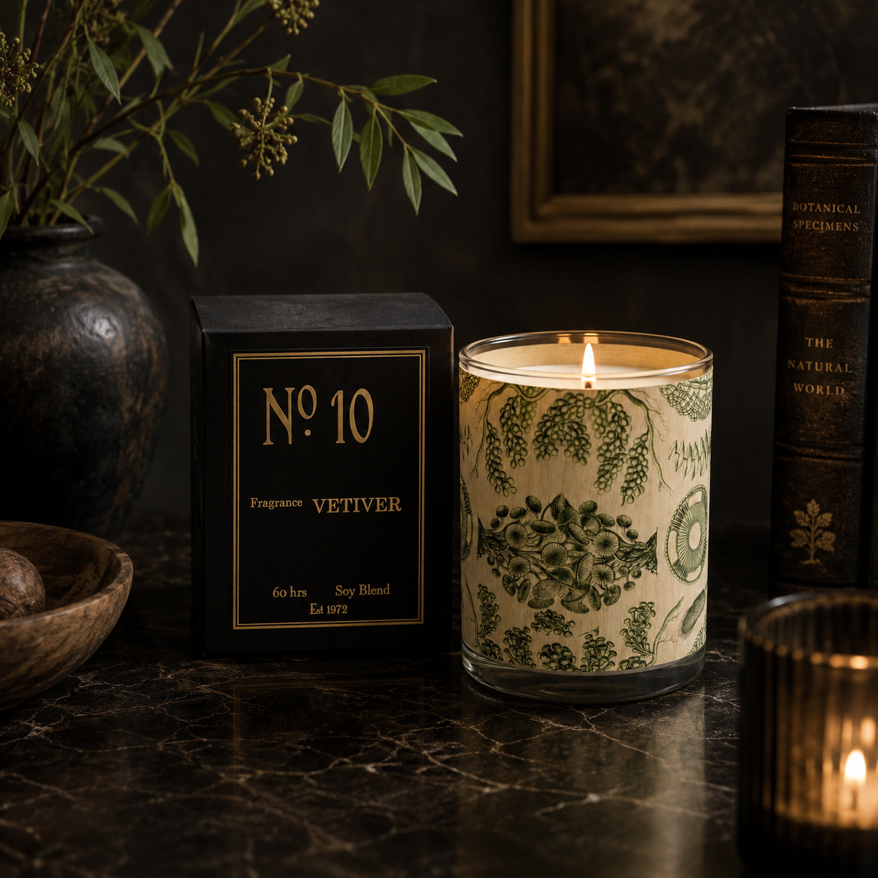 No. 10 Vetivert Wood Candle