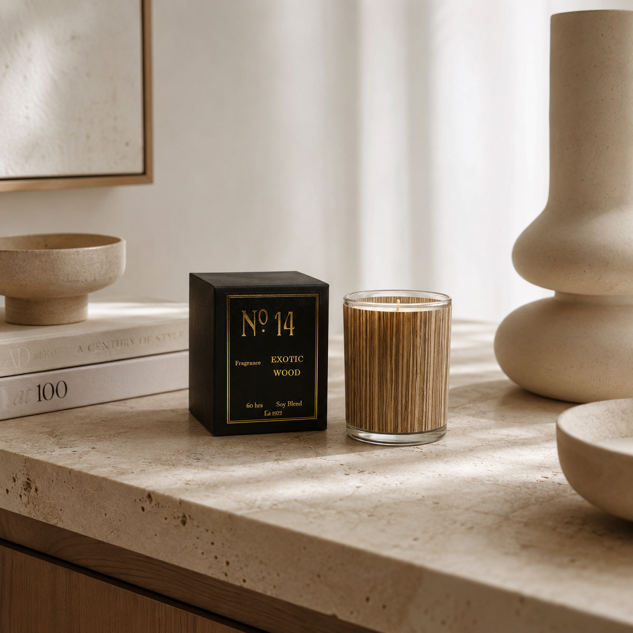 No. 14 Exotic Wood Candle