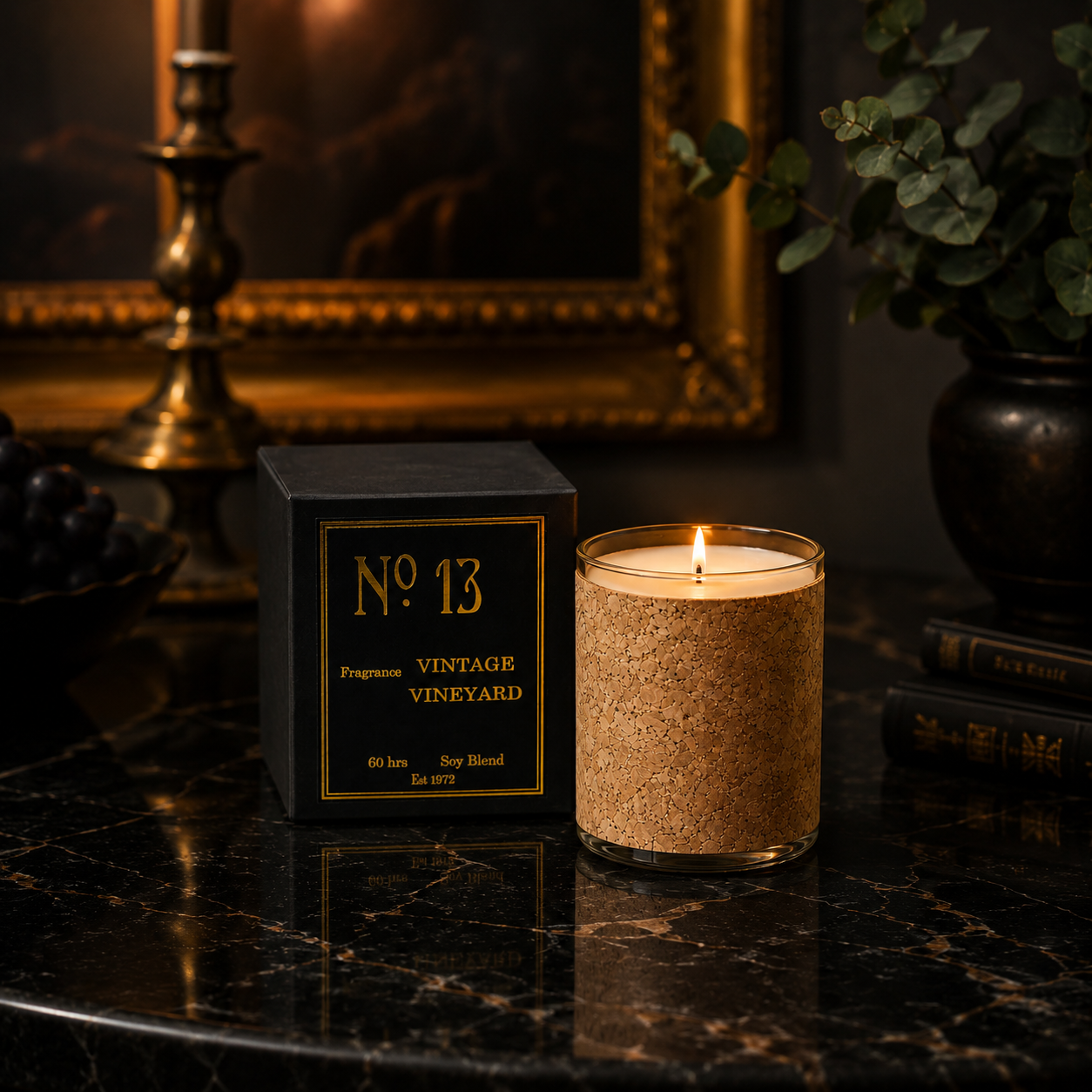 No. 13 Vintage Vineyard Wood Candle