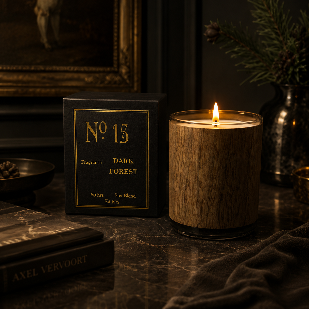 No. 15 Dark Forest Wood Candle