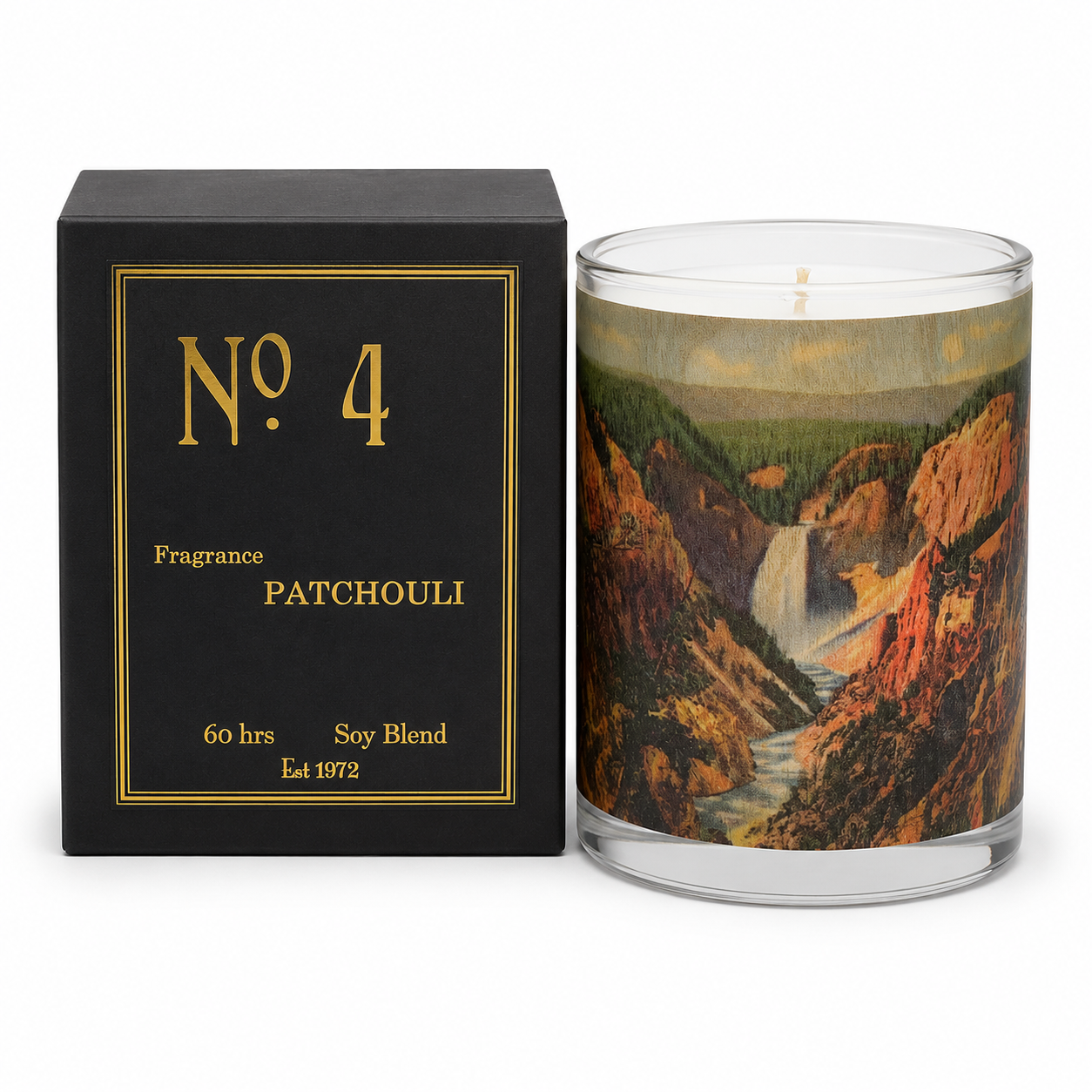 No. 4 Patchouli Wood Candle