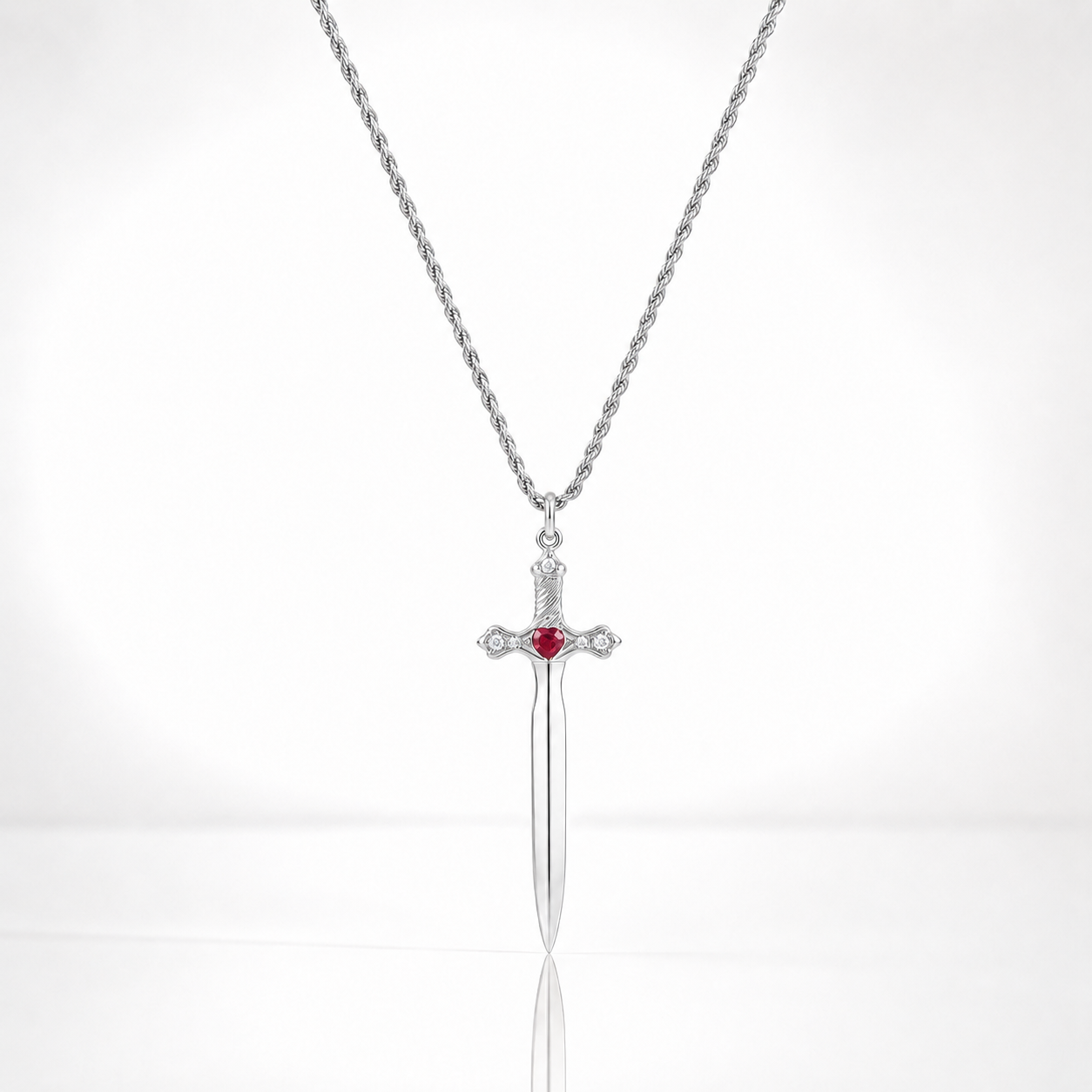 Heart & Dagger Necklace