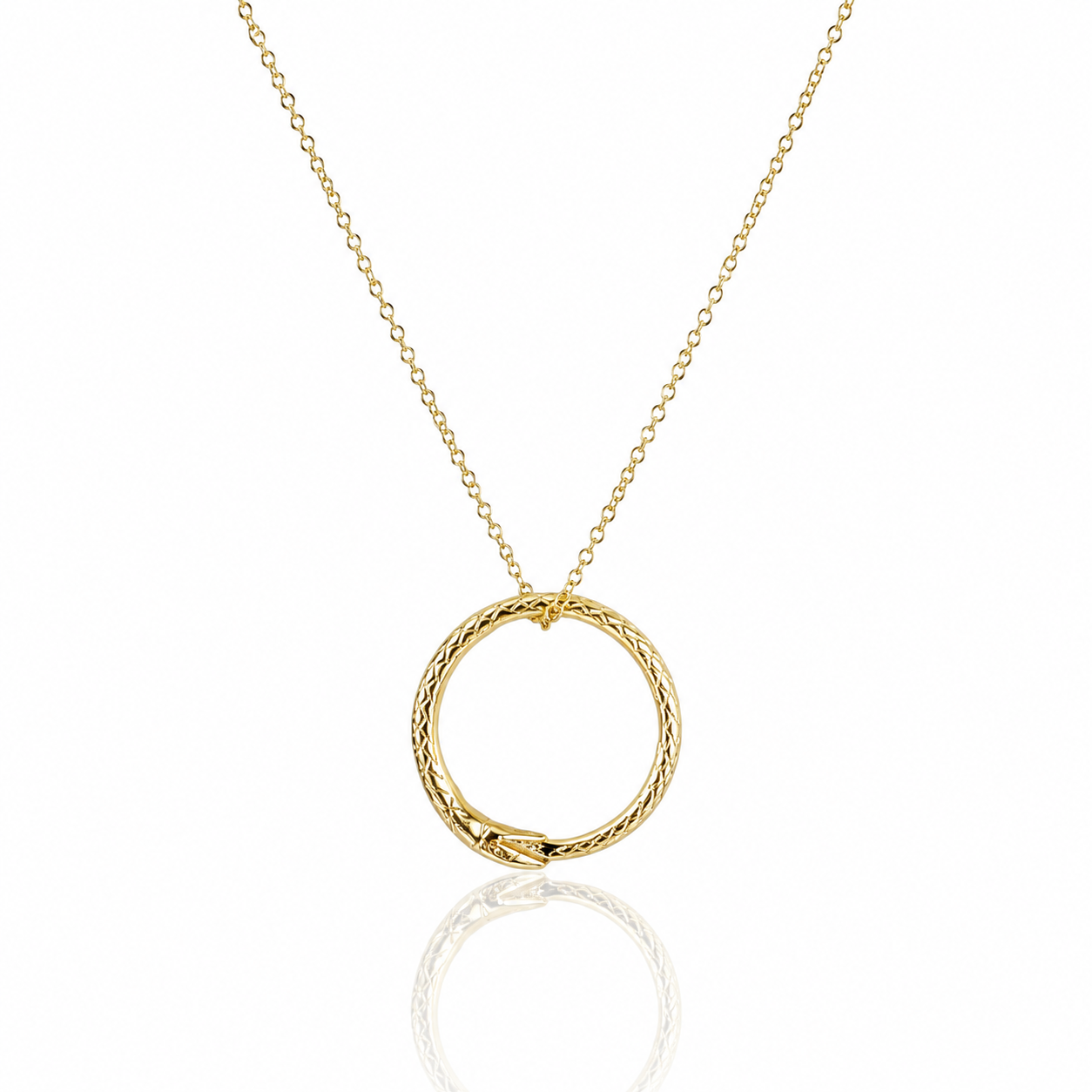 Full Circle Serpent Necklace