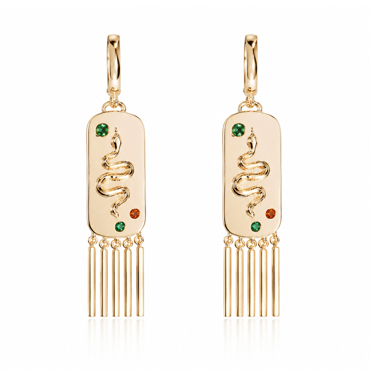 Serpent Fringe Earrings