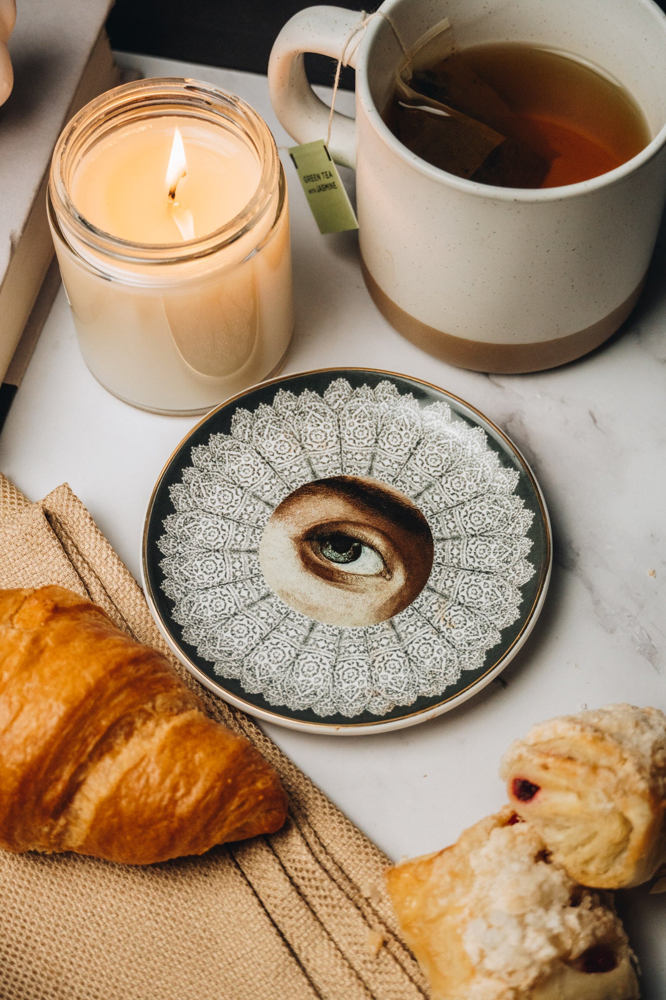 4" Round Trinket Dish - Secret Lover - Male