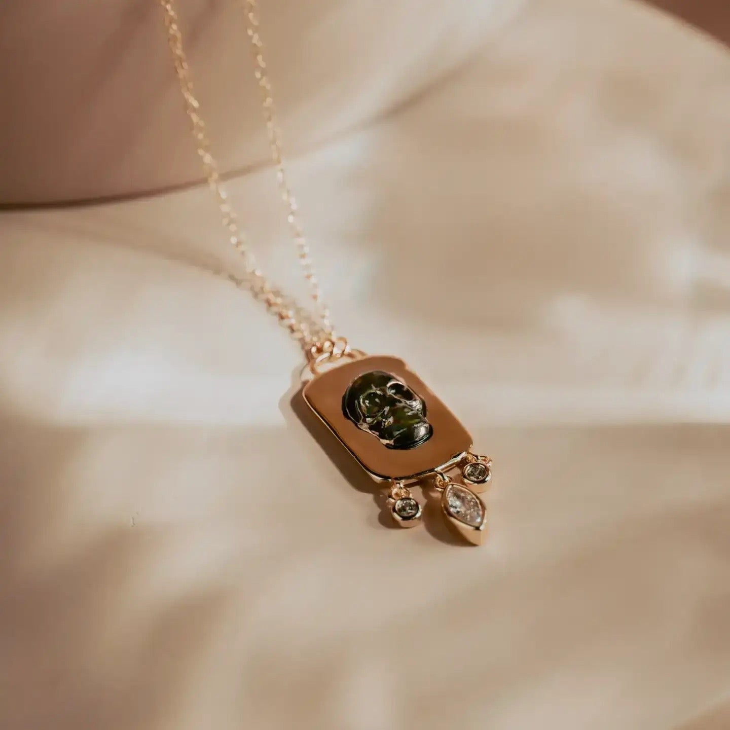 Vanitas Medallion Pendant