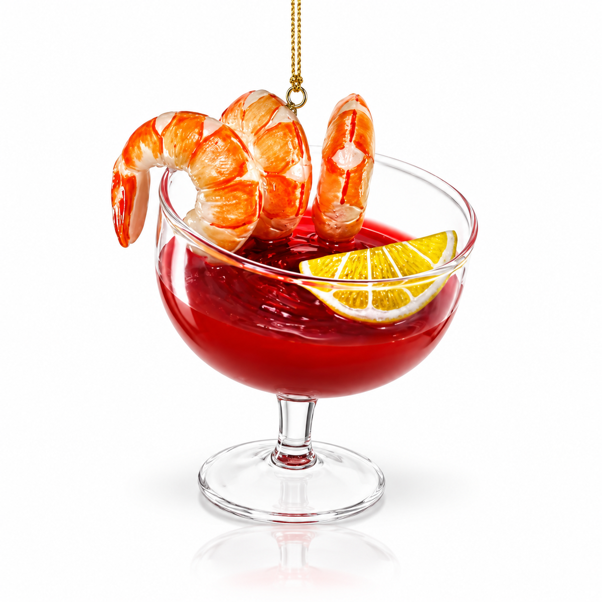 Shrimp Cocktail Ornament