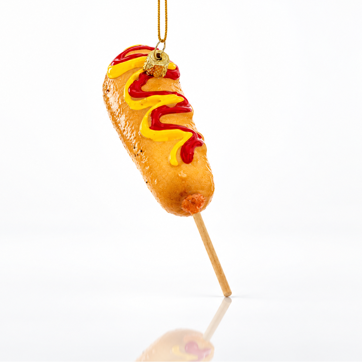 Corn Dog On A Stick Ornament