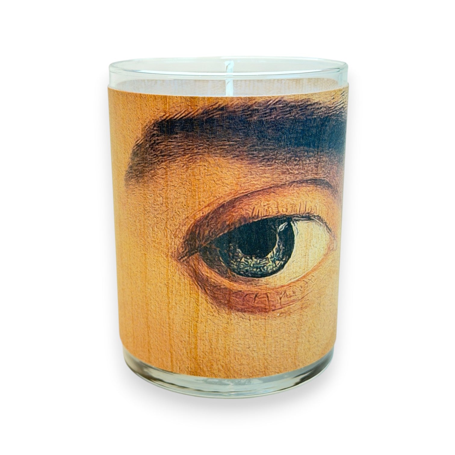 No 2 The Burning Hour Wood Wrapped Candle