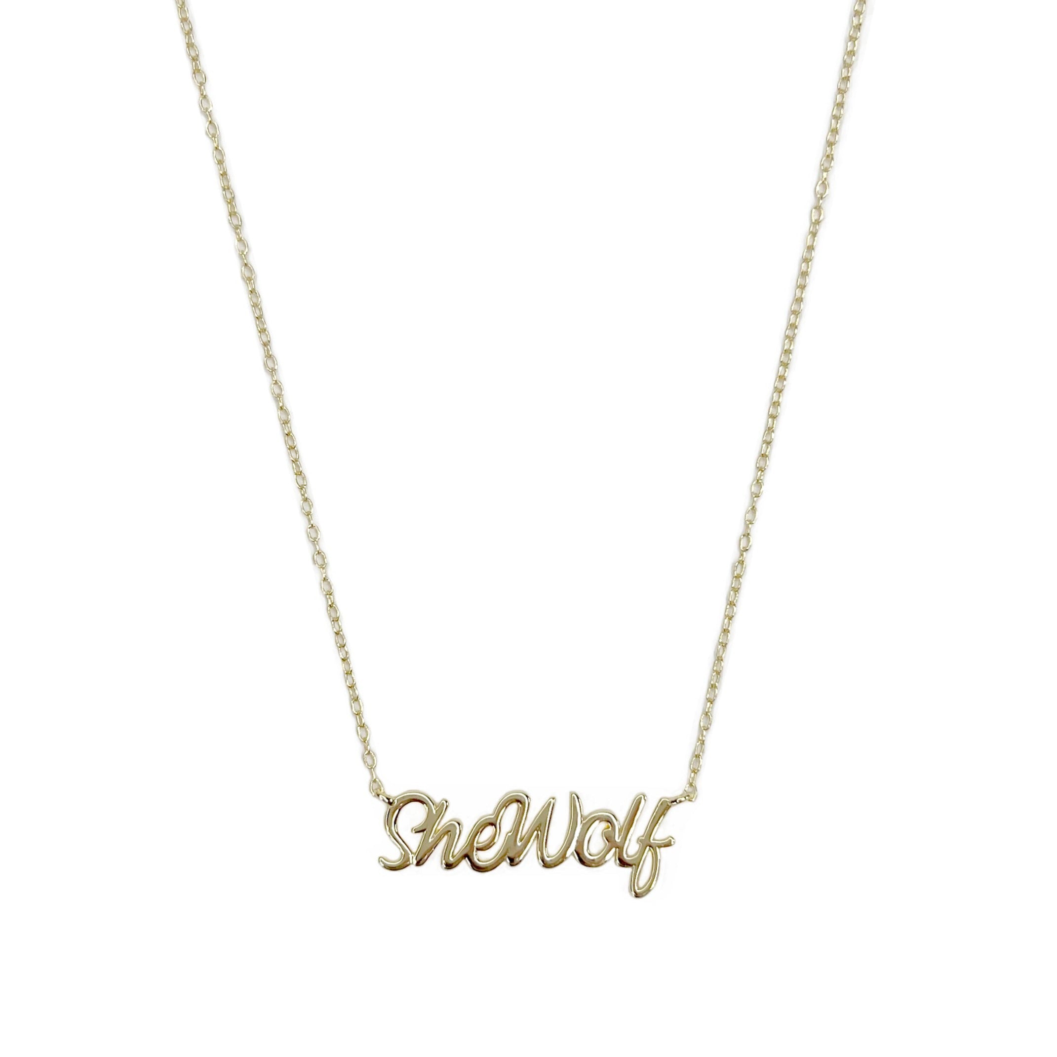 Sassy Letter Gold Necklaces