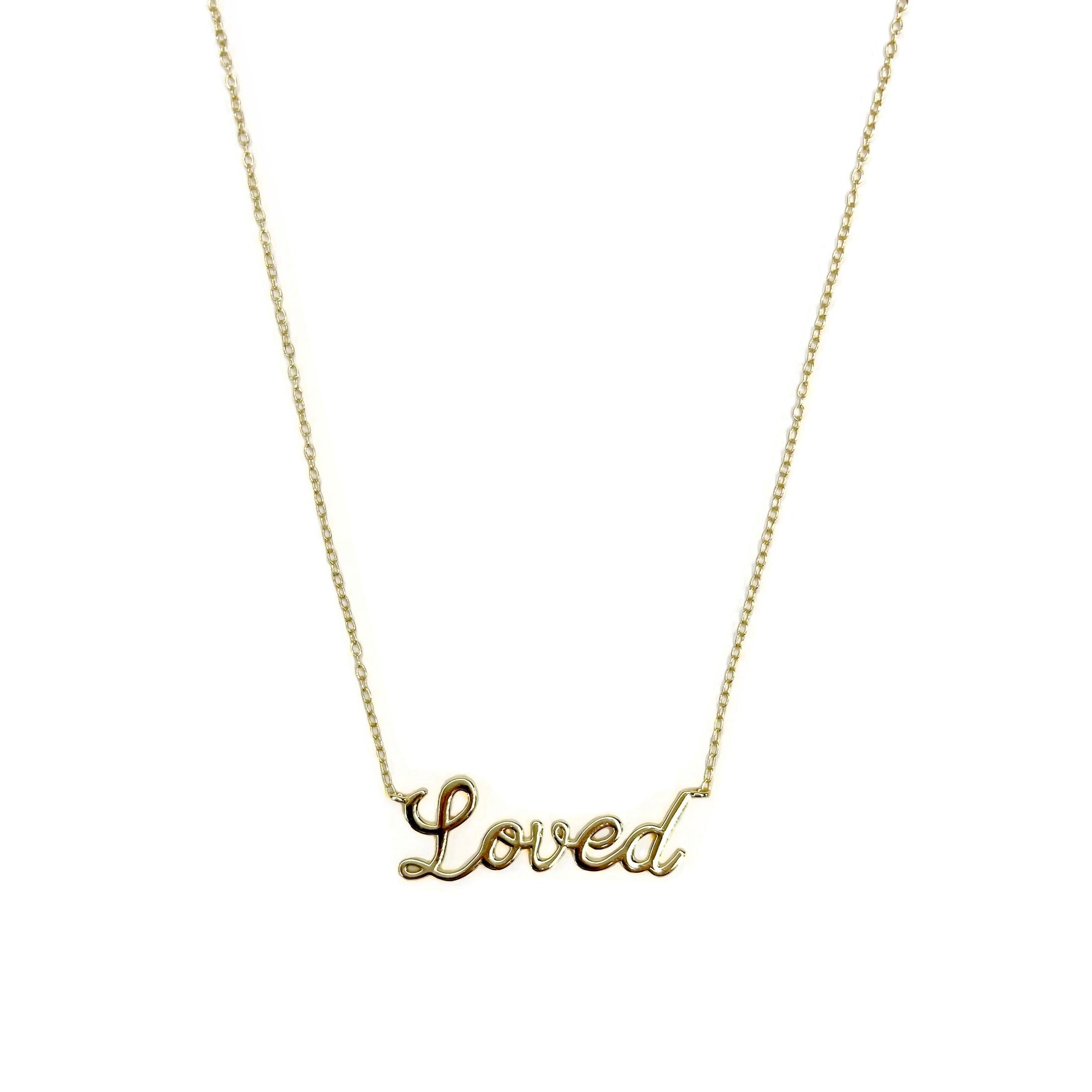 Gold Nameplate Necklaces