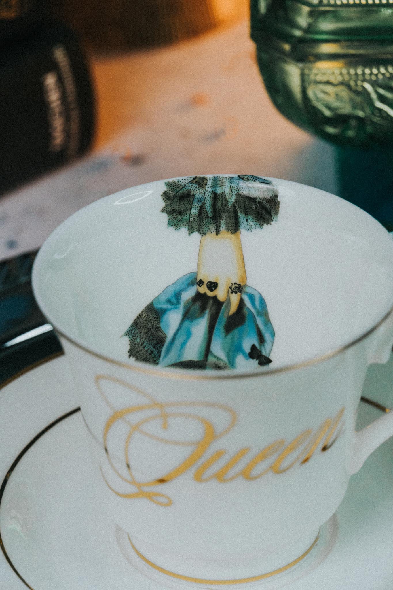 Tea Cup and Saucer - Queen