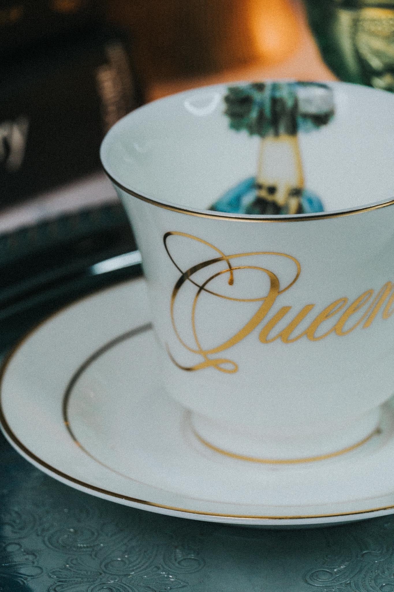 Tea Cup and Saucer - Queen