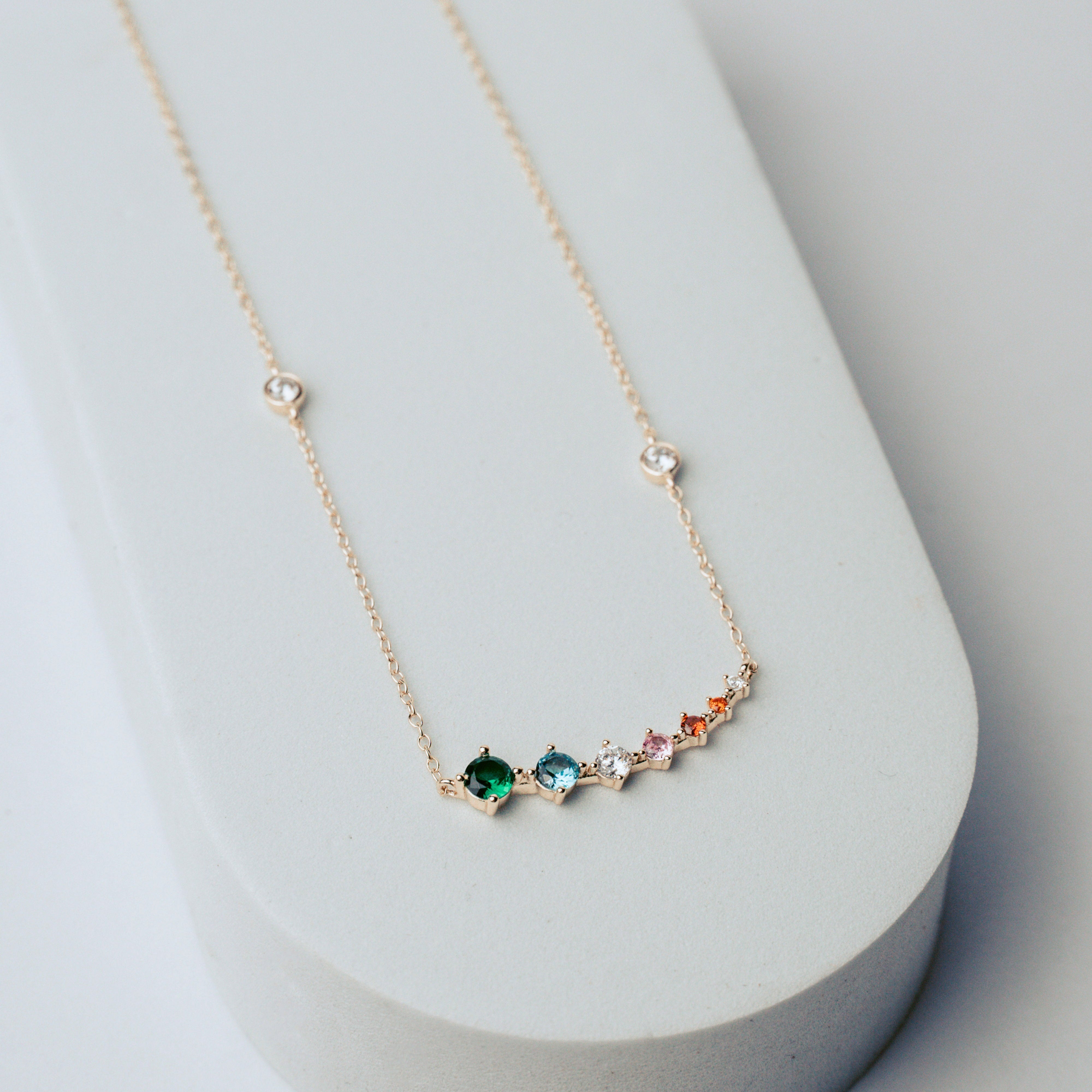 Celestial Arc Strand Necklace