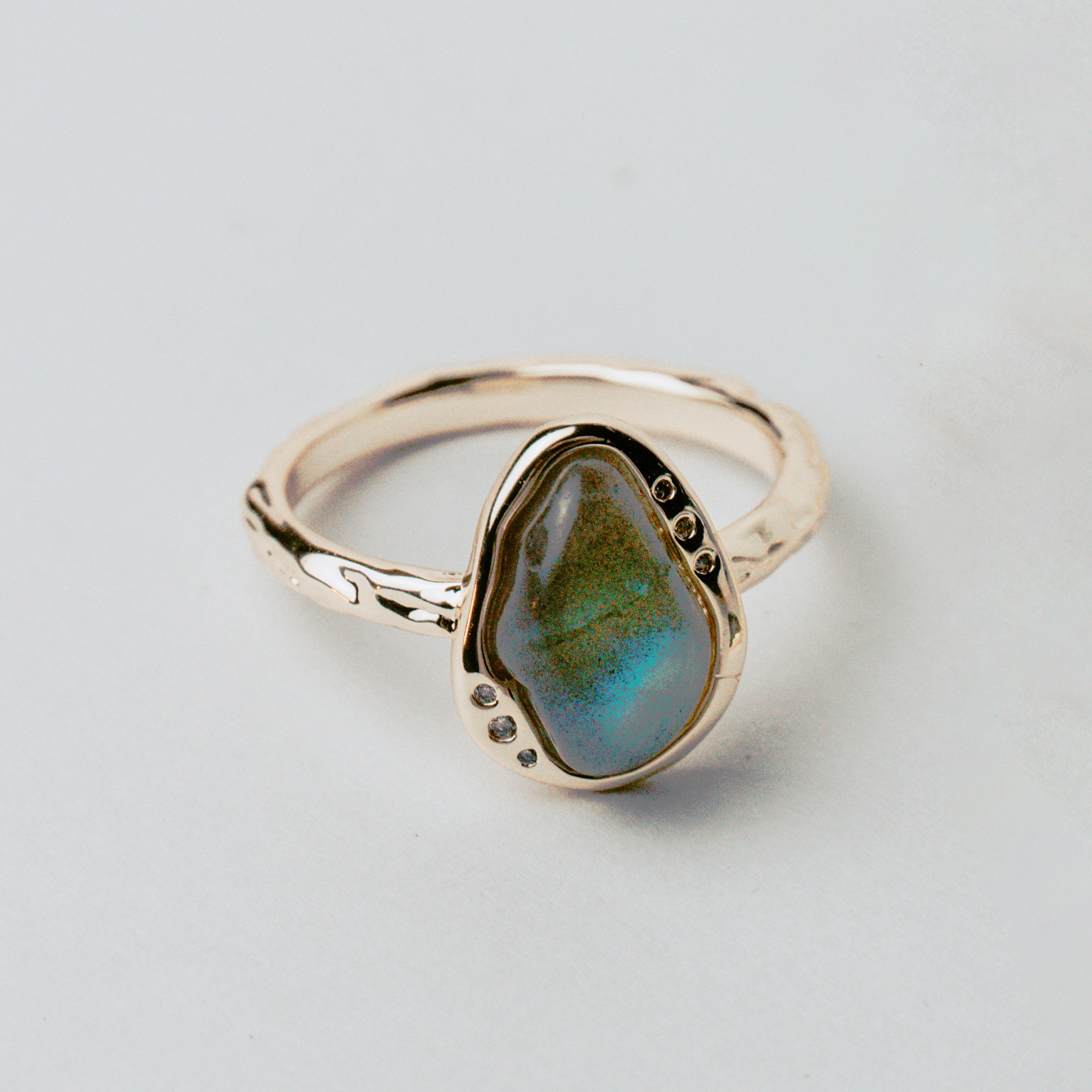 Labradorite Edge Ring